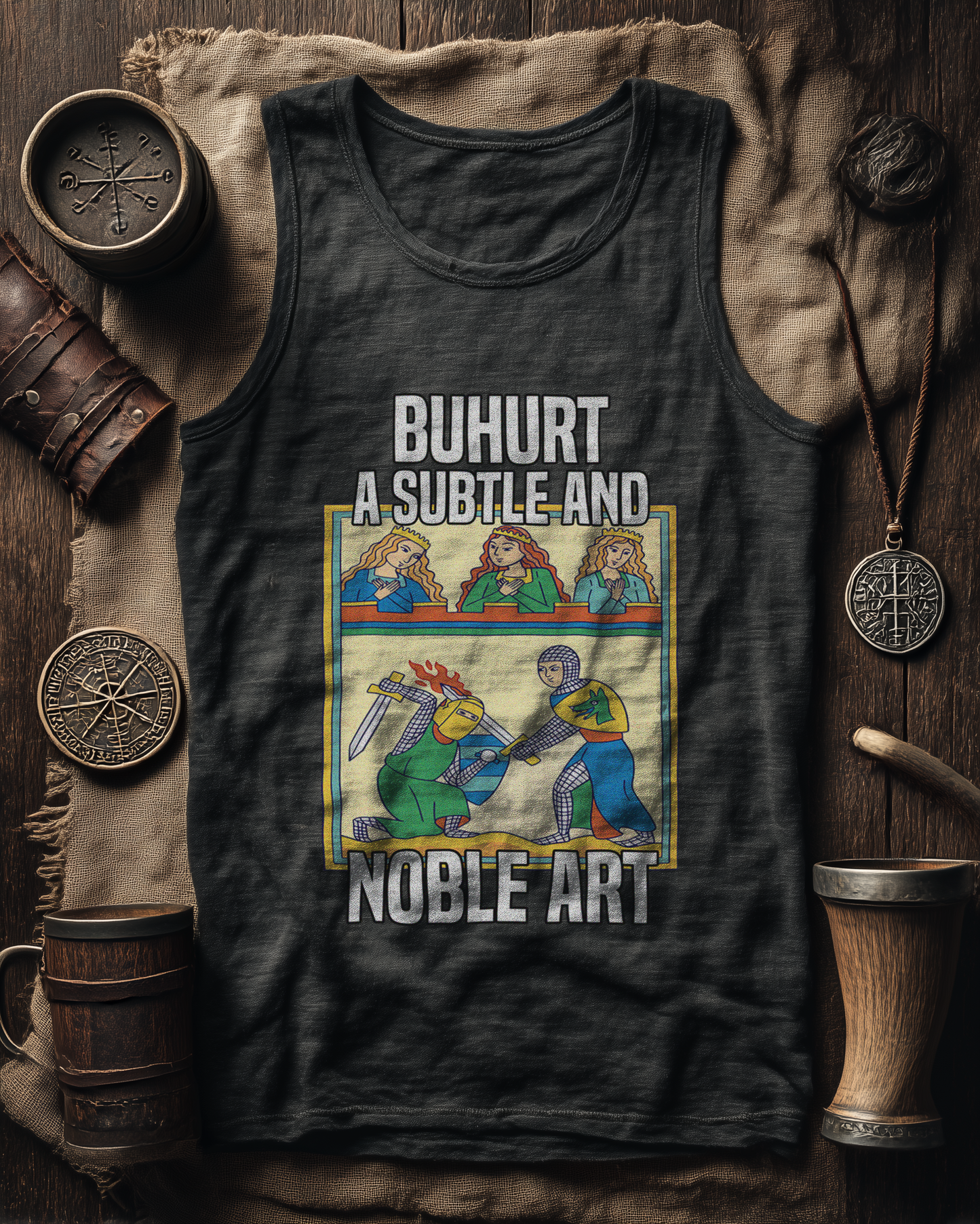 Buhurt | The Noble Art | Herren Bio Tank Top