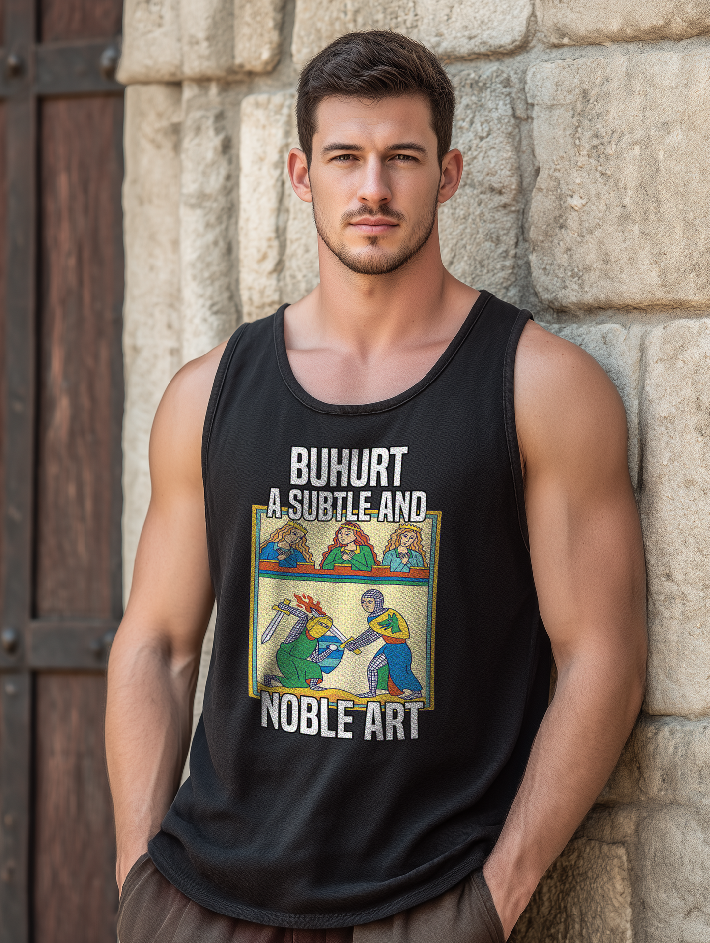 Buhurt | The Noble Art | Herren Bio Tank Top