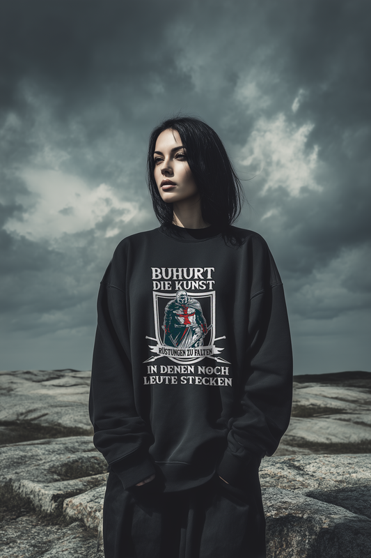 Die Kunst Rüstungen zu falten - Damen Oversized Buhurt Sweatshirt