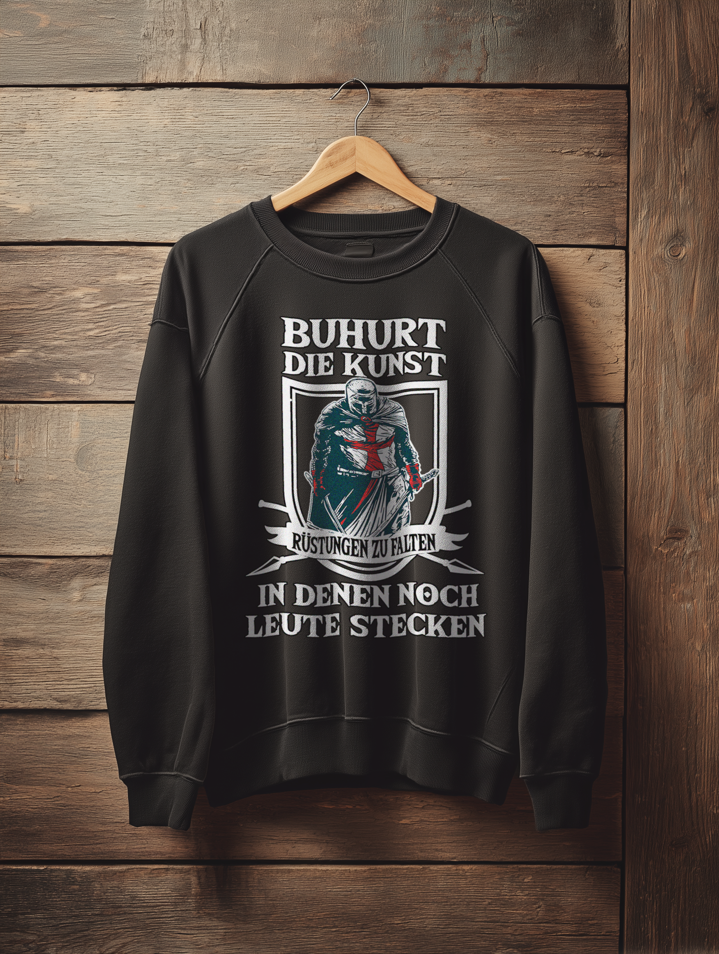 Die Kunst Rüstungen zu falten - Damen Oversized Buhurt Sweatshirt