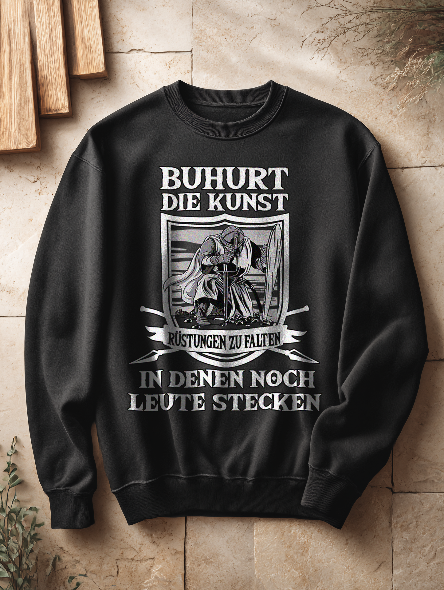 Die Kunst Rüstungen zu Falten - Damen Bio Oversized Sweatshirt