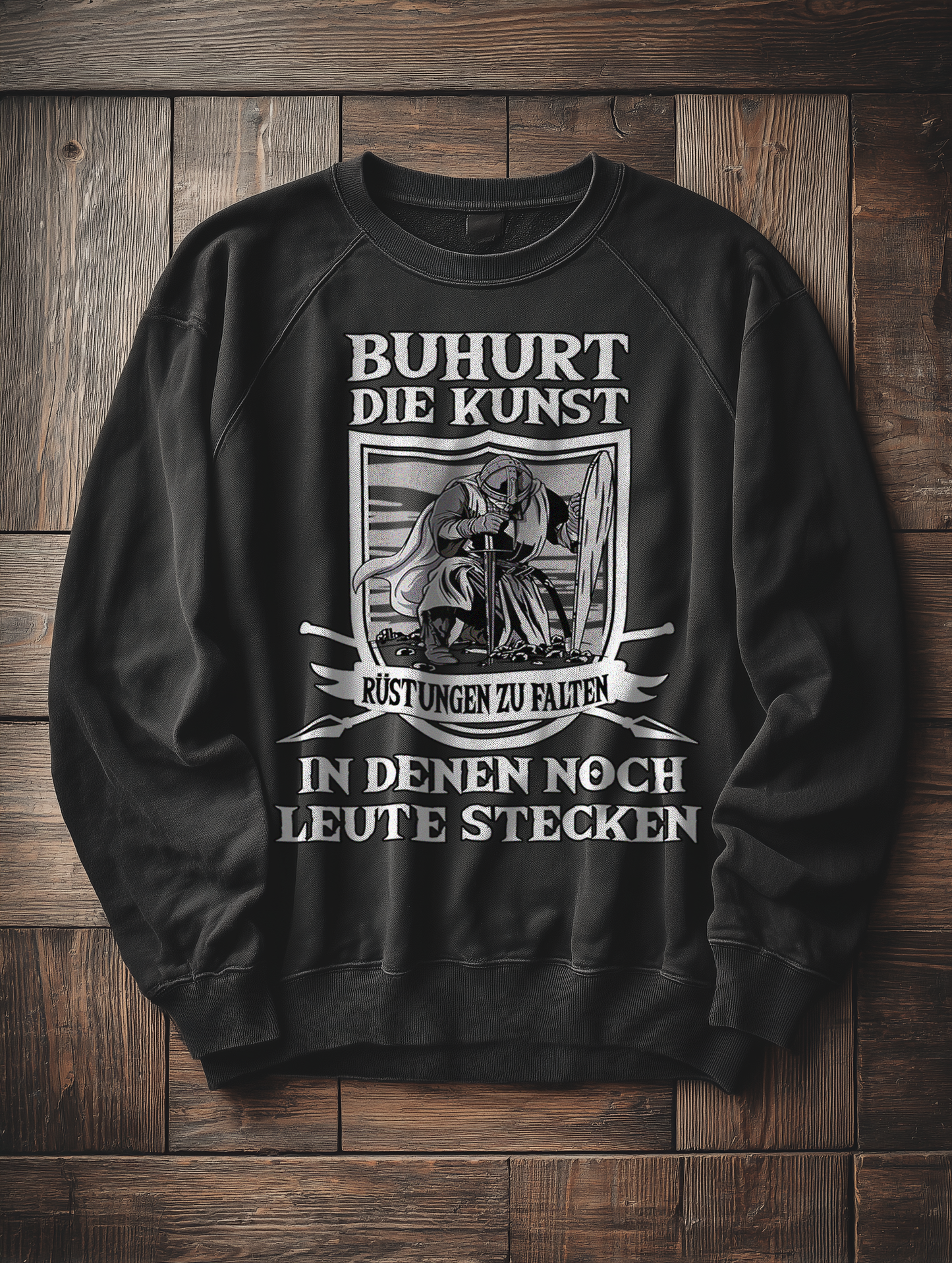 Die Kunst Rüstungen zu Falten - Damen Bio Oversized Sweatshirt