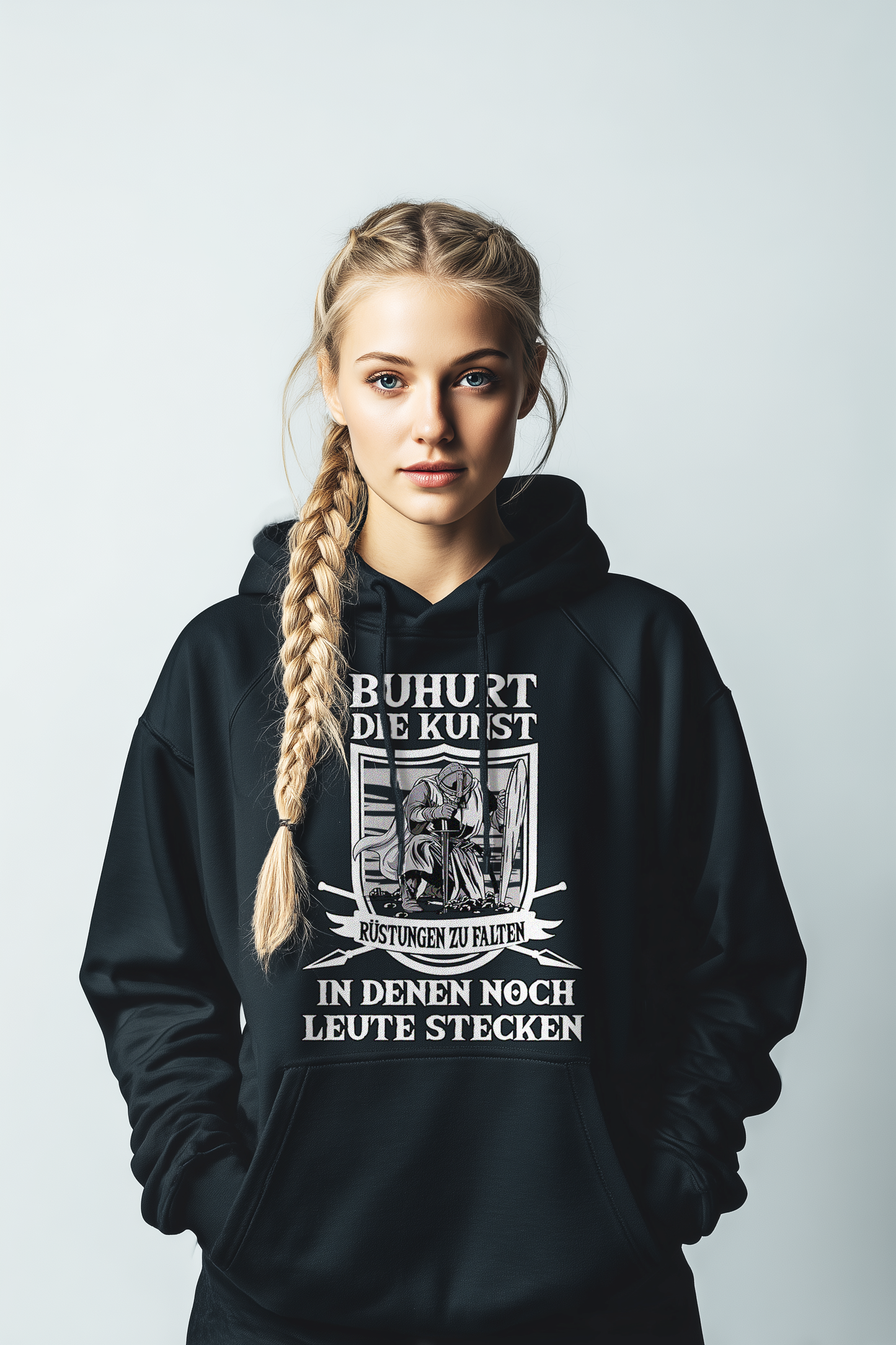 Buhurt | Die Kunst, Rüstungen zu falten | Bouhourt Damen Hoodie