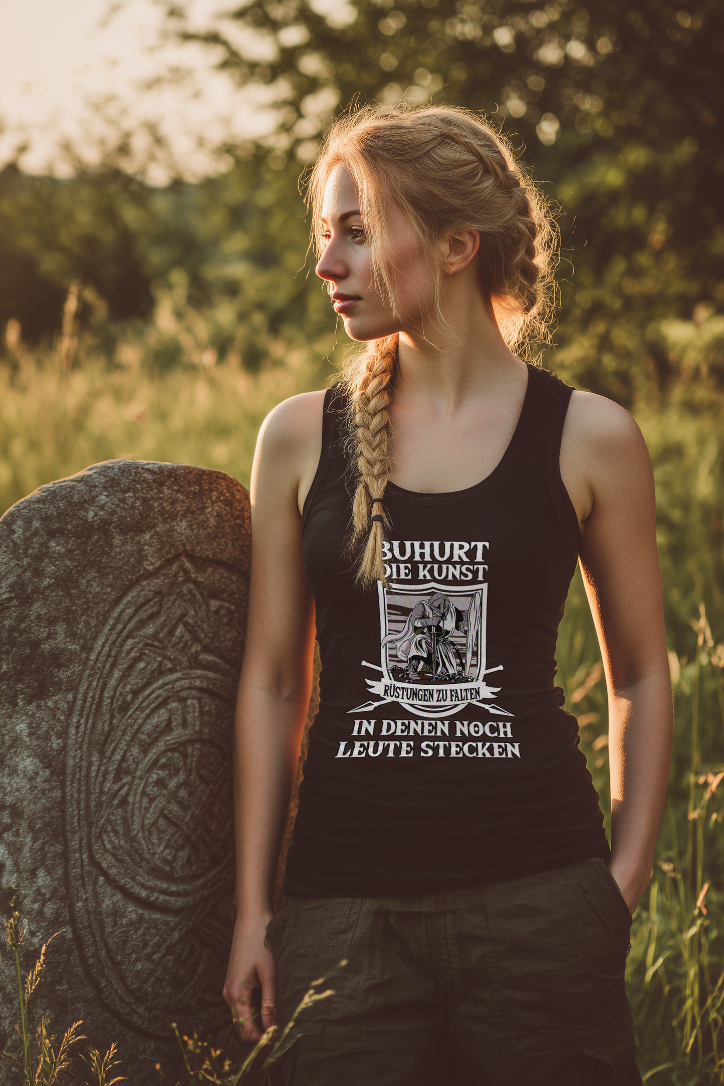Buhurt – Die Kunst Rüstungen zu falten – Damen Tank Top