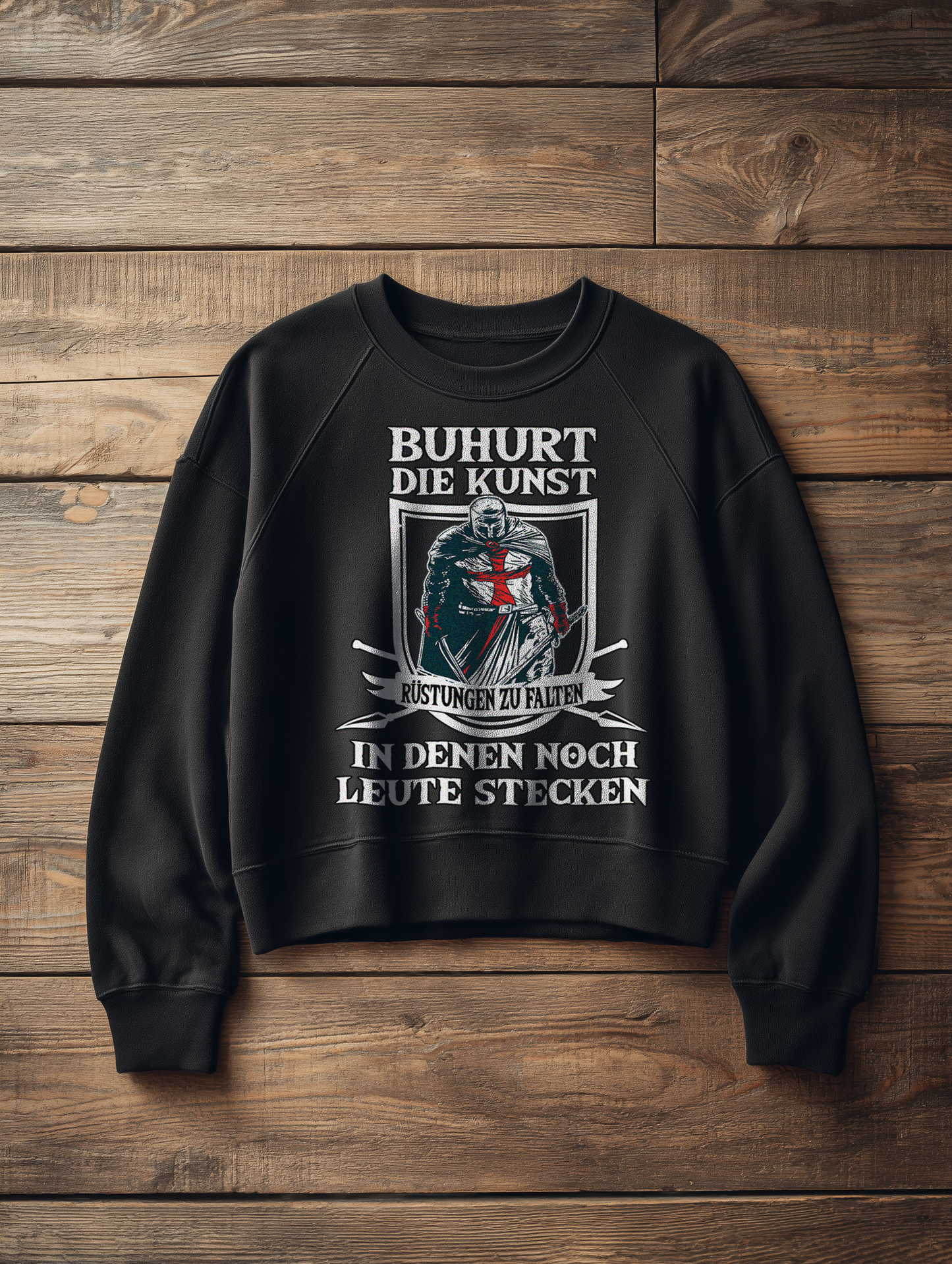 Die Kunst Rüstungen zu falten - Damen Bio Boxcut Sweatshirt Bouhourt