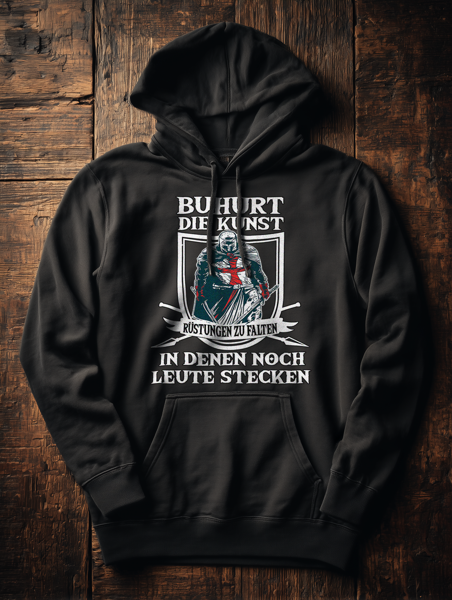 Buhurt – Die Kunst, Rüstungen zu falten – Bouhourt Damen Hoodie