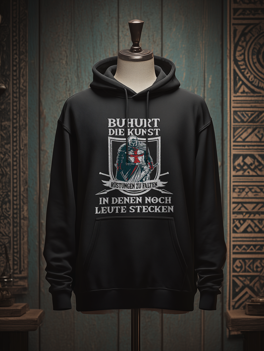 Buhurt Herren Hoodie - Die Kunst Rüstungen zu falten Männer Buhurt Hoodie