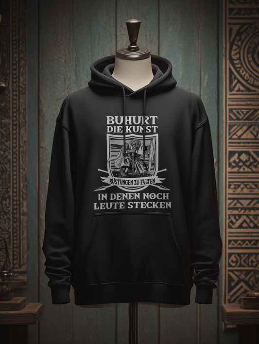 Buhurt Herren Hoodie  - Die Kunst Rüstungen zu falten Männer Buhurt Pullover