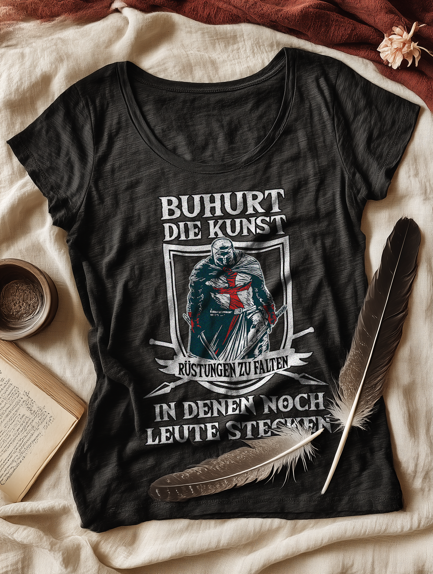 Rüstungen Falten - Buhurt Damen Lightweight T-Shirt Rüstungen Falten HEMA