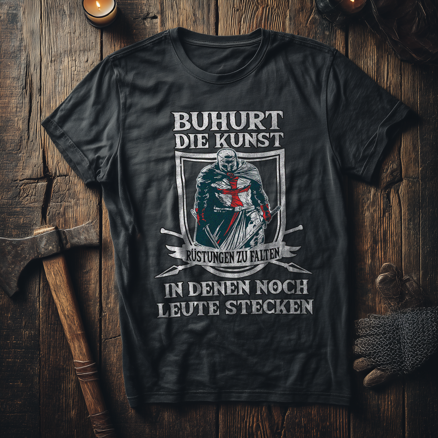 Buhurt Herren Premium T-Shirt - Buhurt die Kunst Rüstungen zu falten Männer Shirt