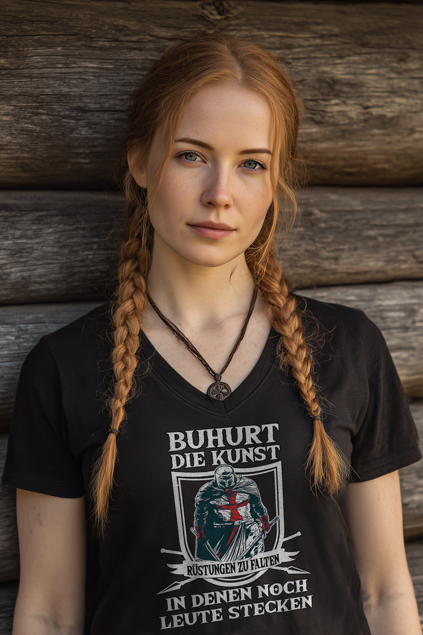 Buhurt – die Kunst, Rüstungen zu falten | Damen Bio V-Neck T-Shirt