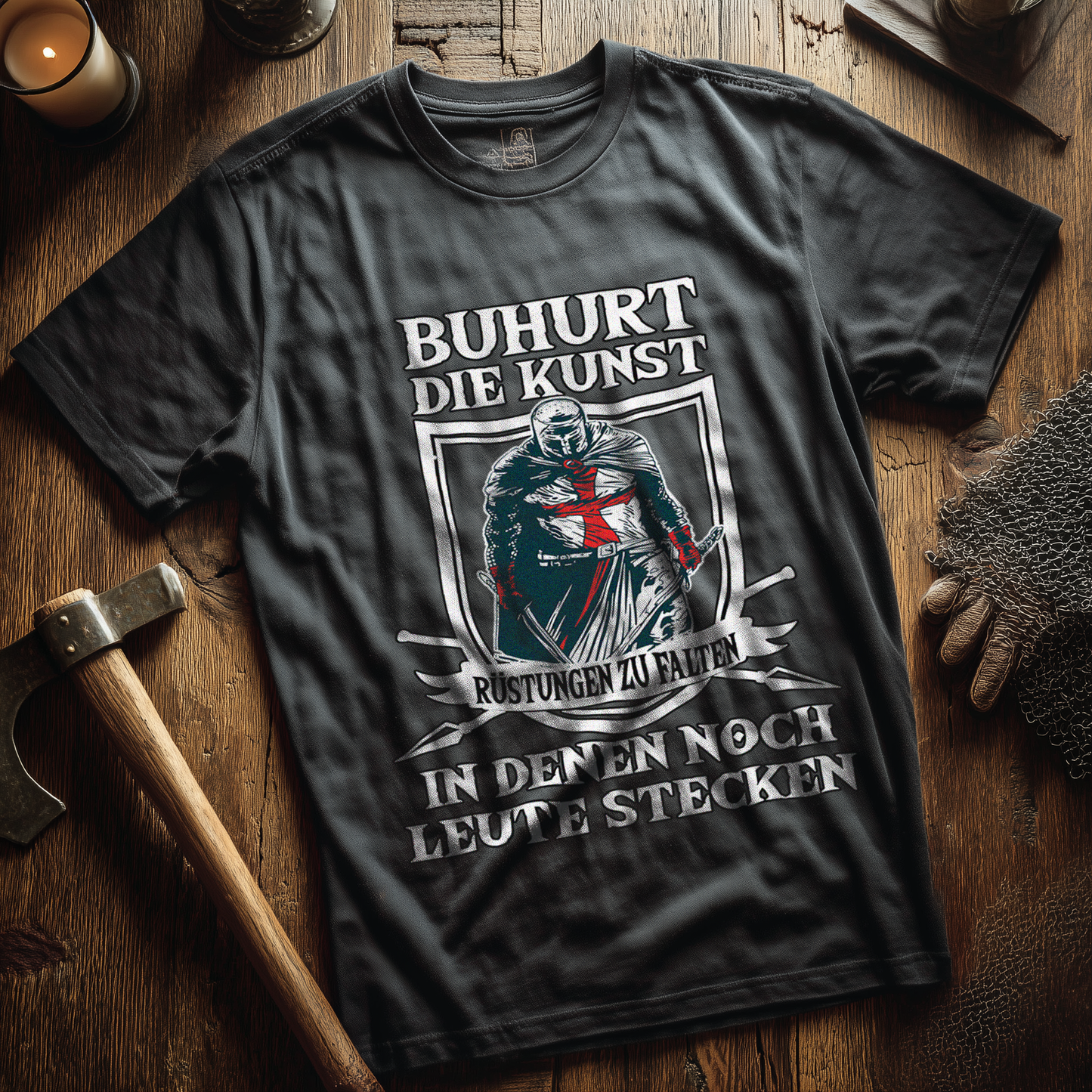 Buhurt Herren Premium T-Shirt - Buhurt die Kunst Rüstungen zu falten Männer Shirt