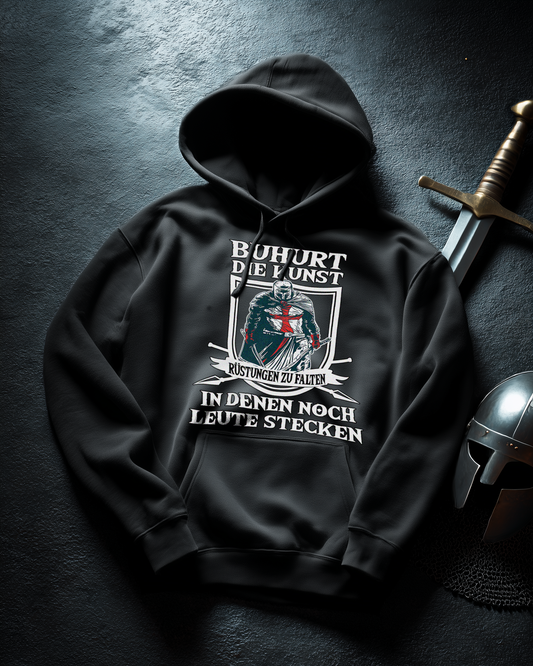 Buhurt Herren Hoodie - Die Kunst Rüstungen zu falten Männer Buhurt Hoodie