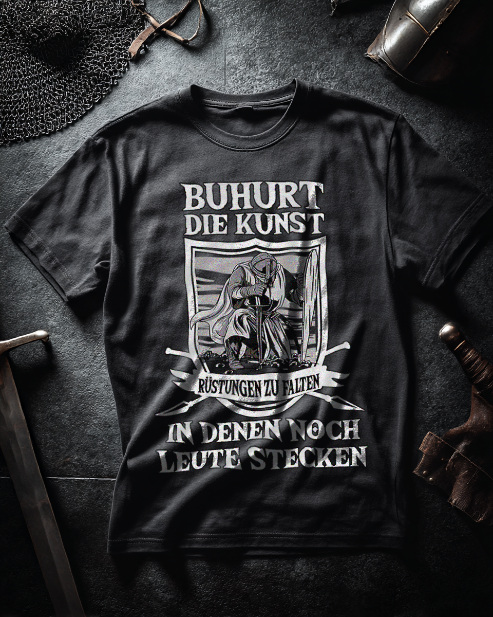 Buhurt Herren Premium T-Shirt - Die Kunst Rüstungen zu falten Männer Shirt