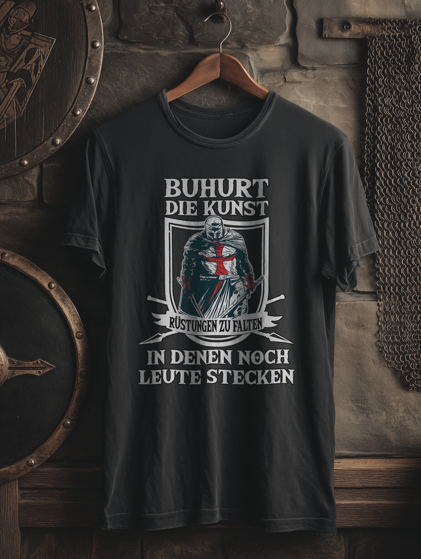 Buhurt Herren Premium T-Shirt - Buhurt die Kunst Rüstungen zu falten Männer Shirt