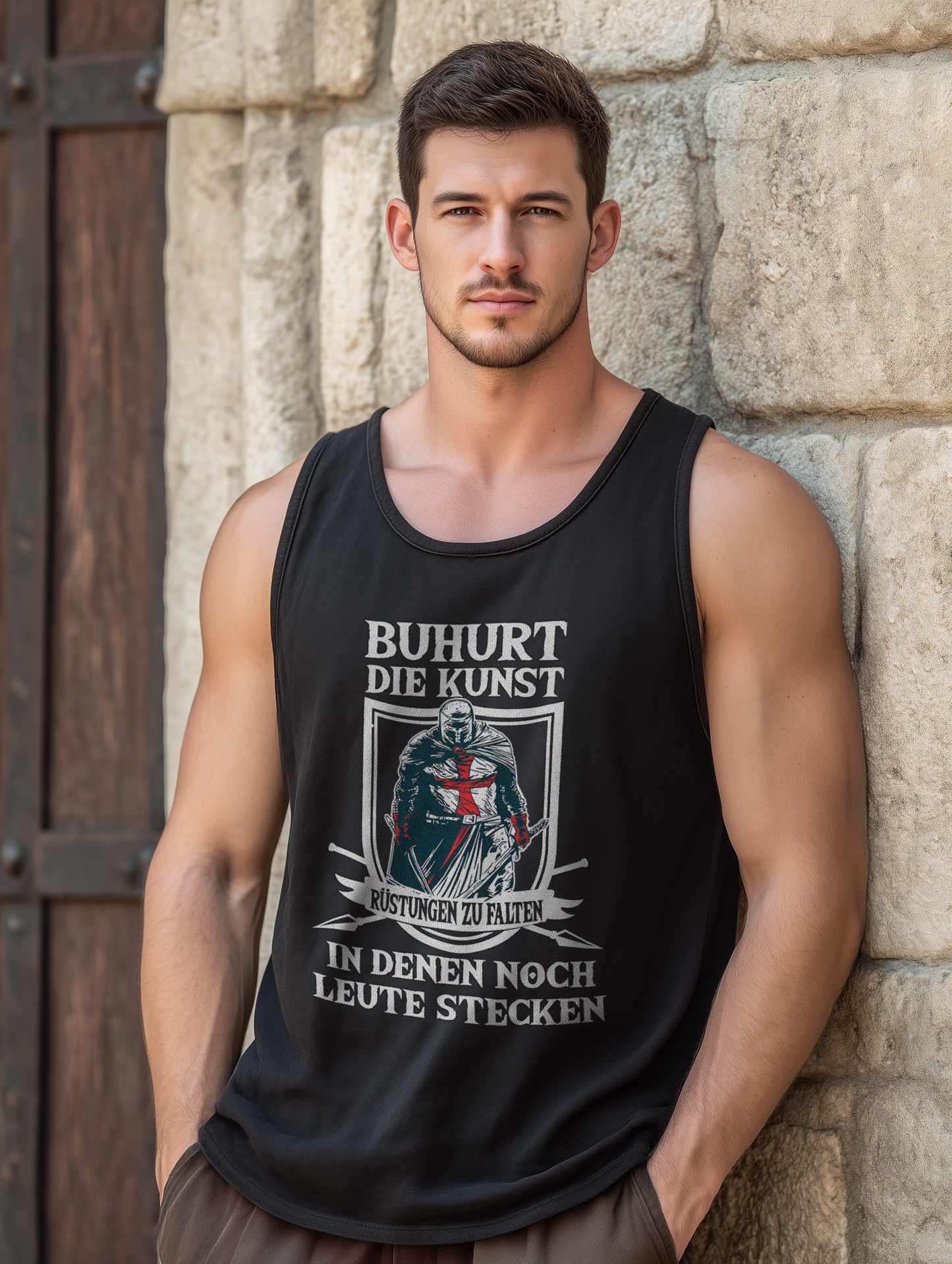 Buhurt | Die Kunst, Rüstungen zu falten | Herren Bio Tank Top