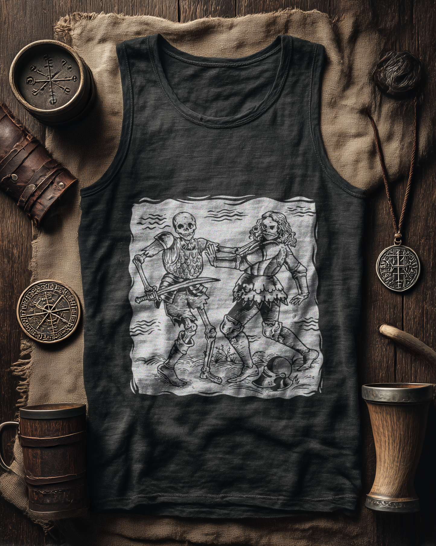 Buhurt Totentanz – Herren Bio Tank Top- Bouhourt