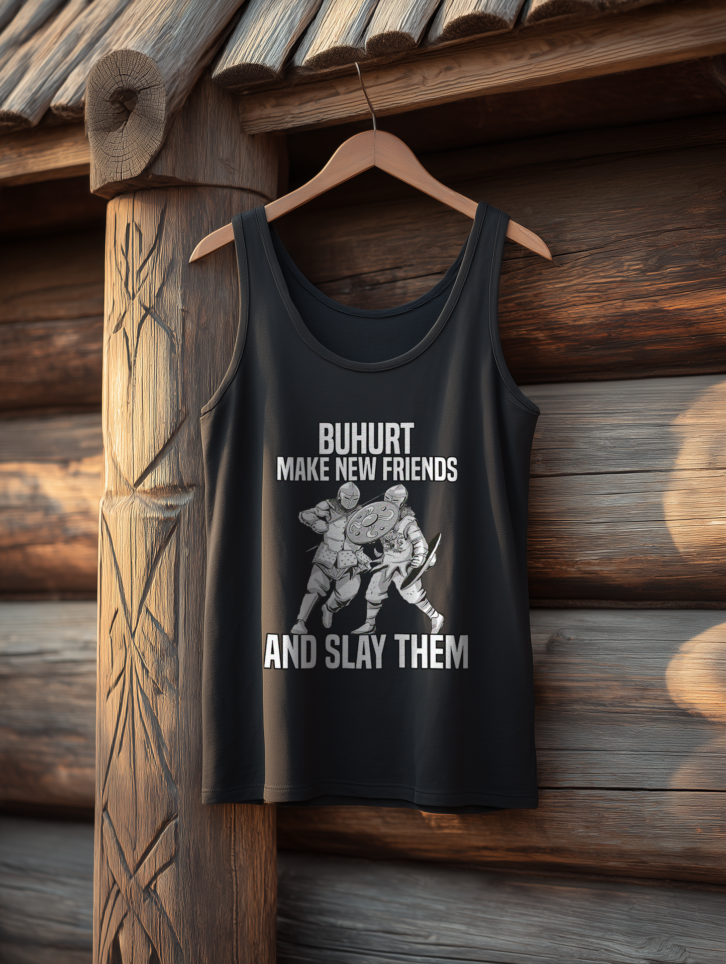 Make New Friends and Slay Them Damen Tank Top- Frauen Bio Tank Top