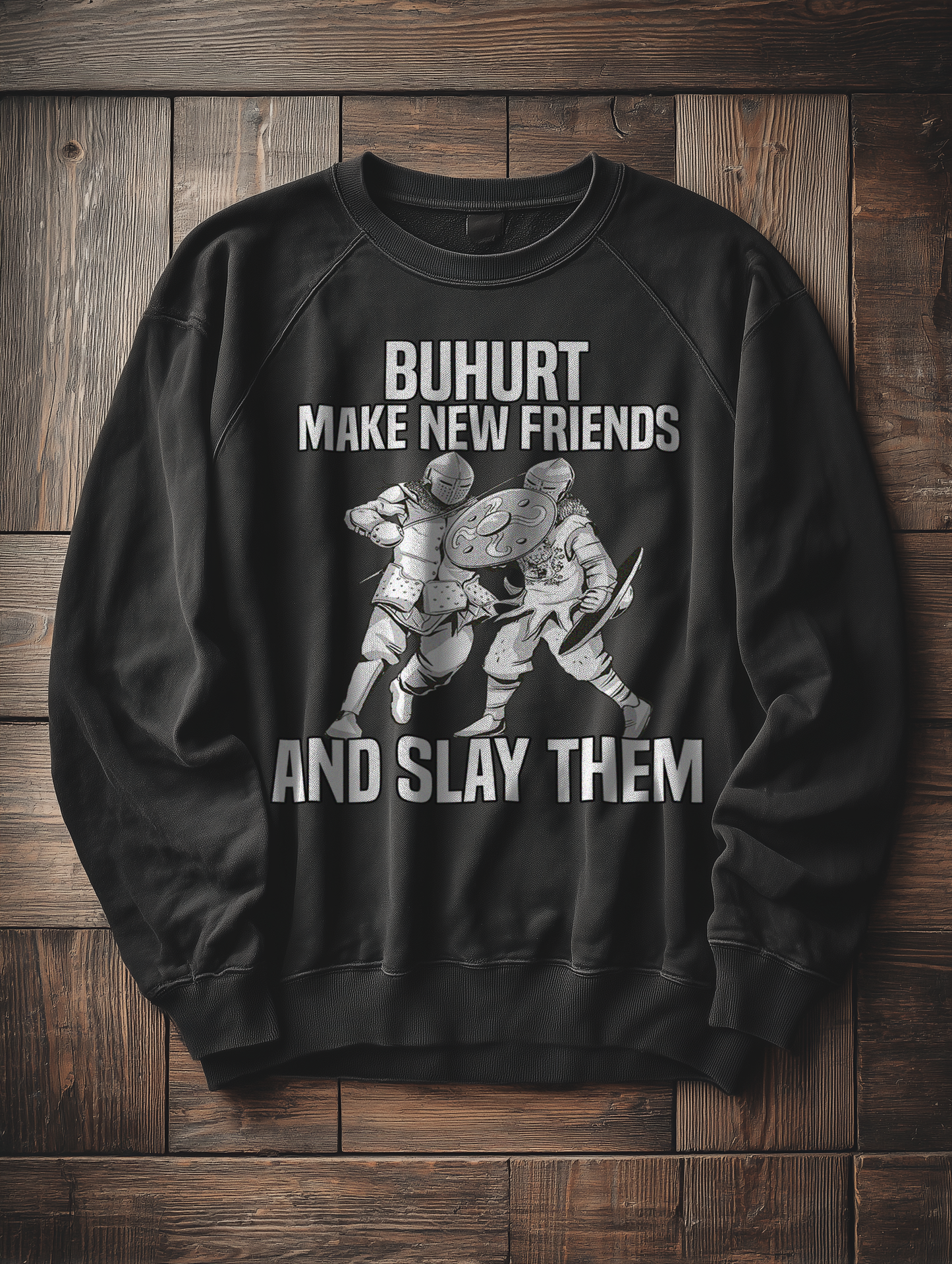 Make New Friends - Frauen Bio Buhurt Oversized Sweatshirt