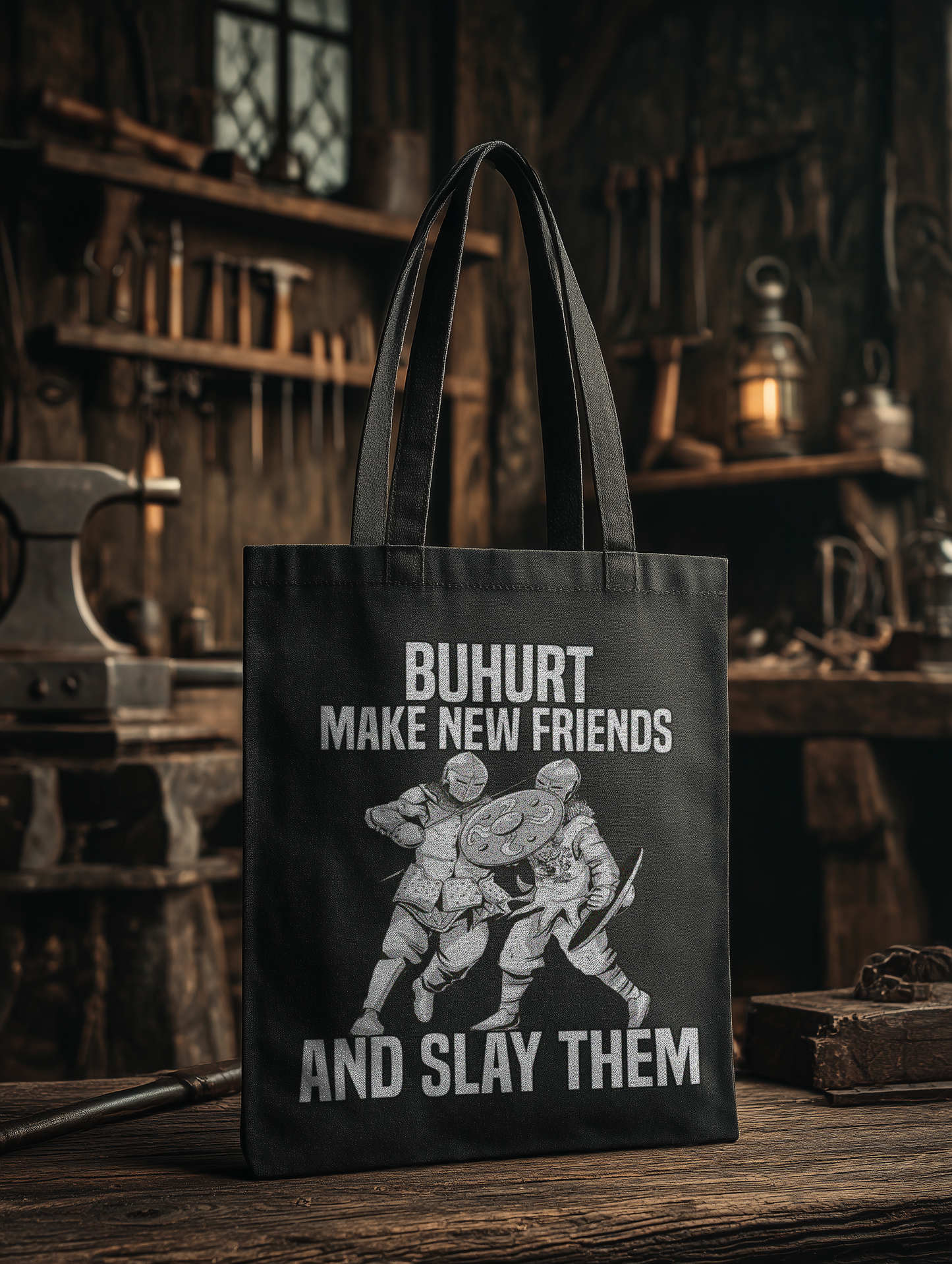 Buhurt Make Friends – Bio Stoffbeutel
