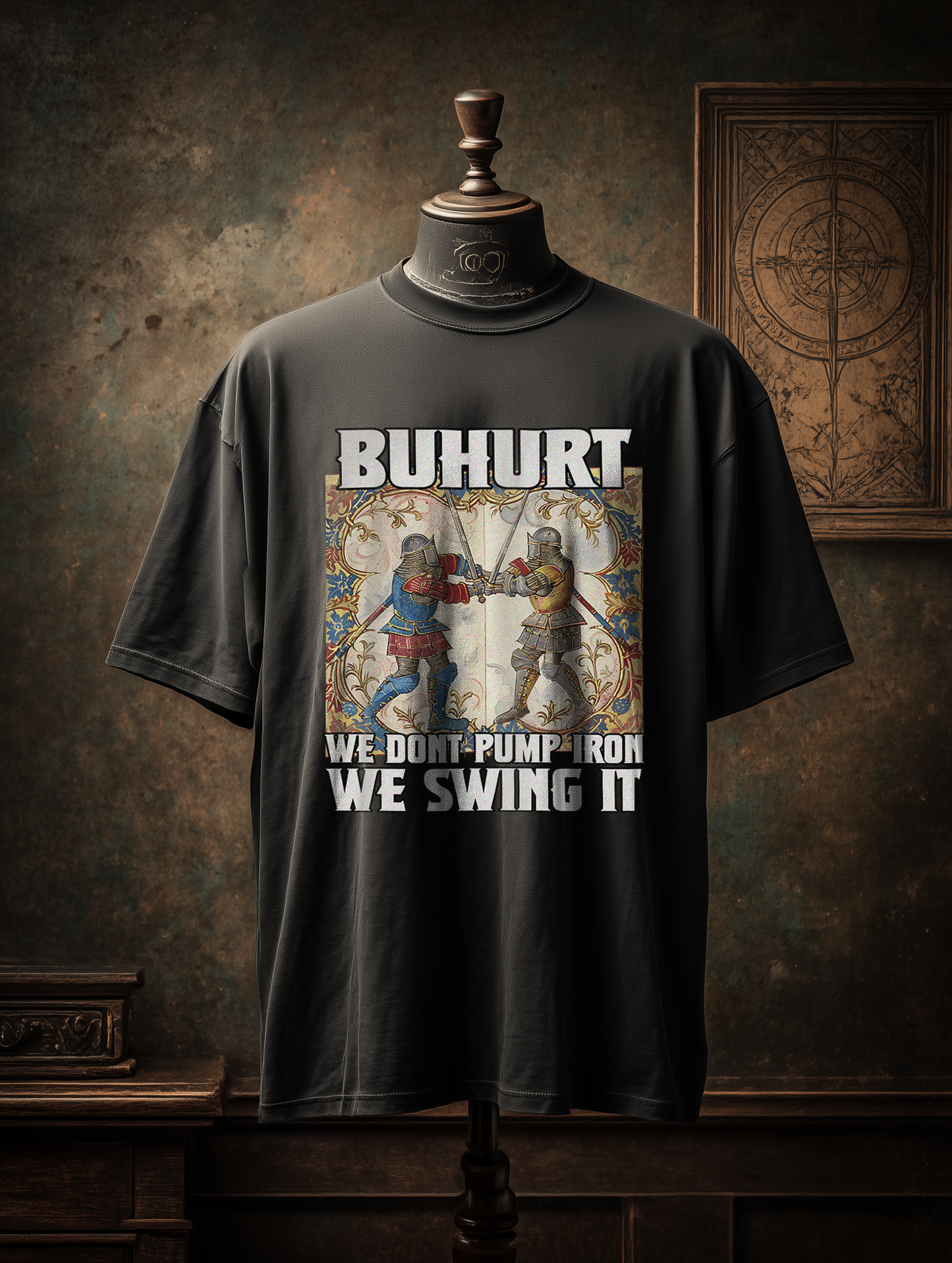 Buhurt We Swing It Shirt 240g Oversize Herren Shirt Bio Baumwolle