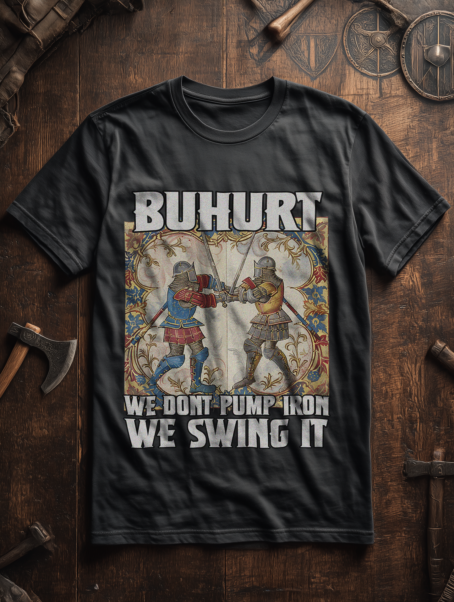 Buhurt We Swing It Shirt 240g Oversize Herren Shirt Bio Baumwolle