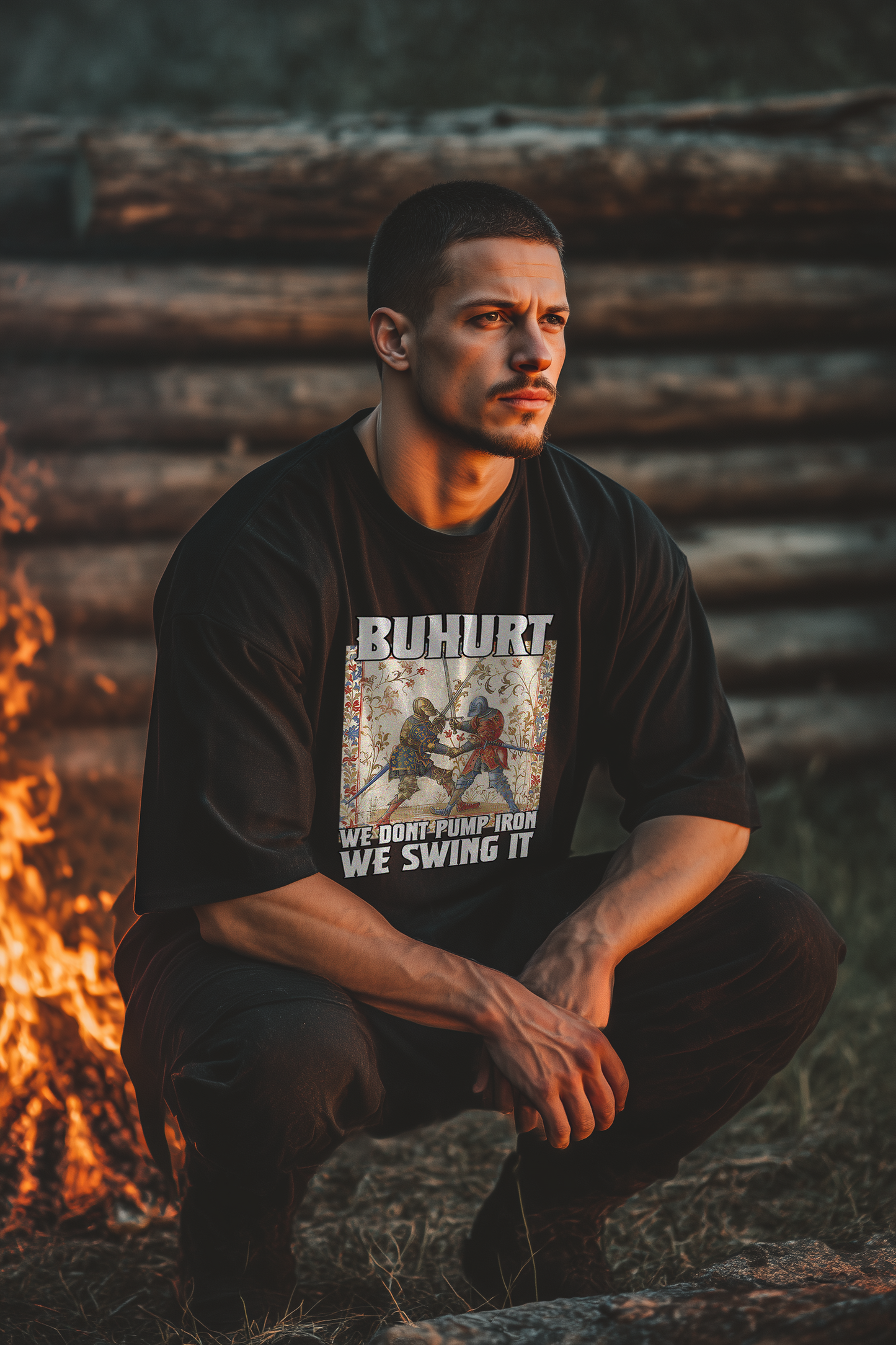 Buhurt We Swing It Shirt Oversize 240g Bio Baumwolle Oversized T-Shirt