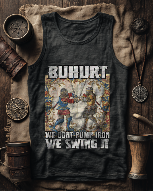 Buhurt Stundenbuch | Mittelalter Manuskript Edition | Herren Bio Tank Top