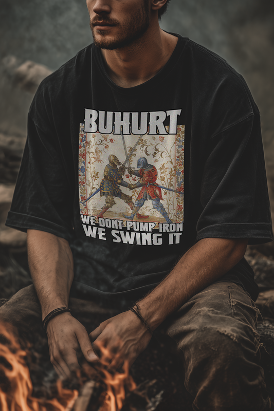 Buhurt We Swing It Shirt Oversize 240g Bio Baumwolle Oversized T-Shirt