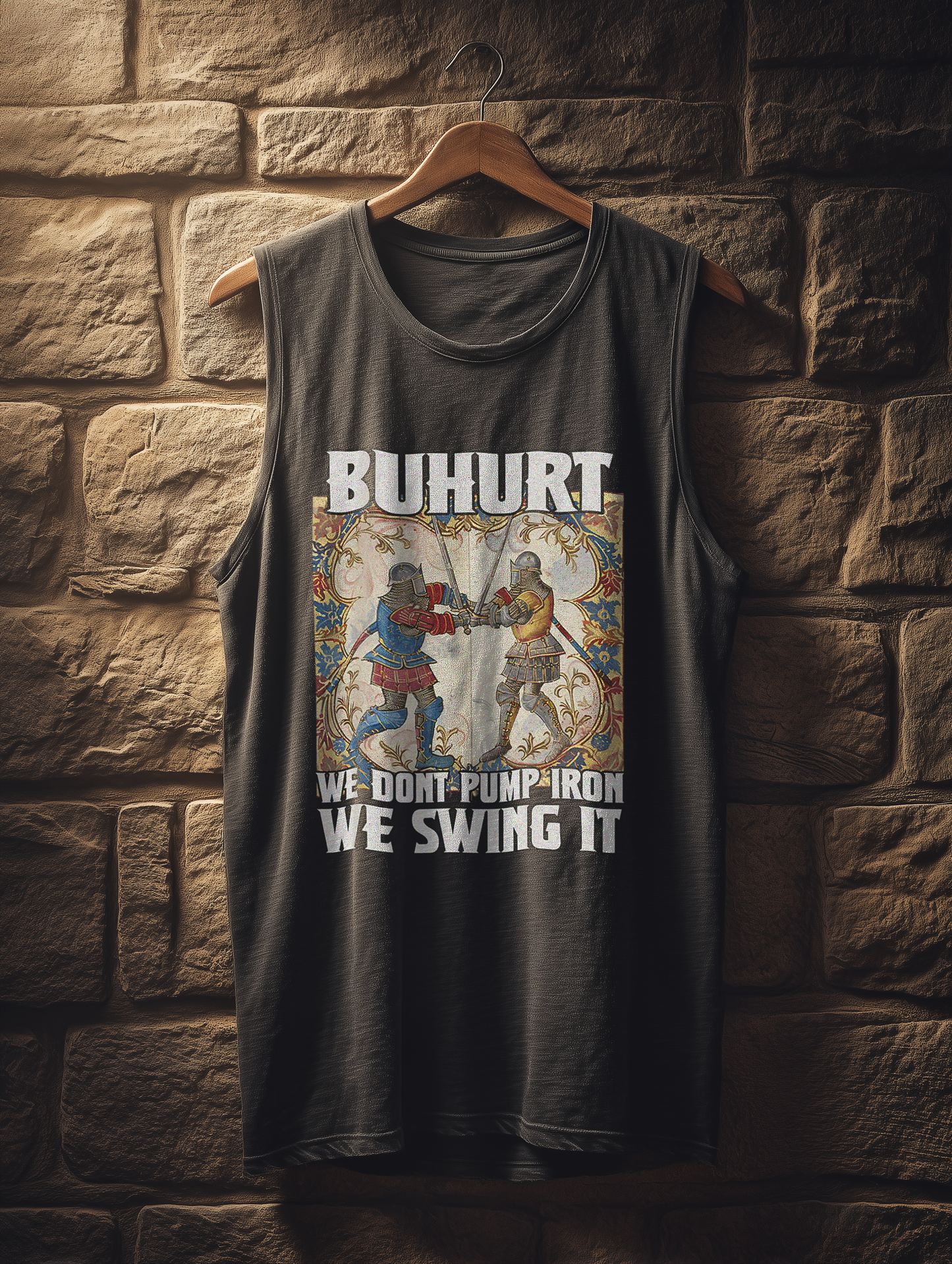 Buhurt Stundenbuch | Mittelalter Manuskript Edition | Herren Bio Tank Top