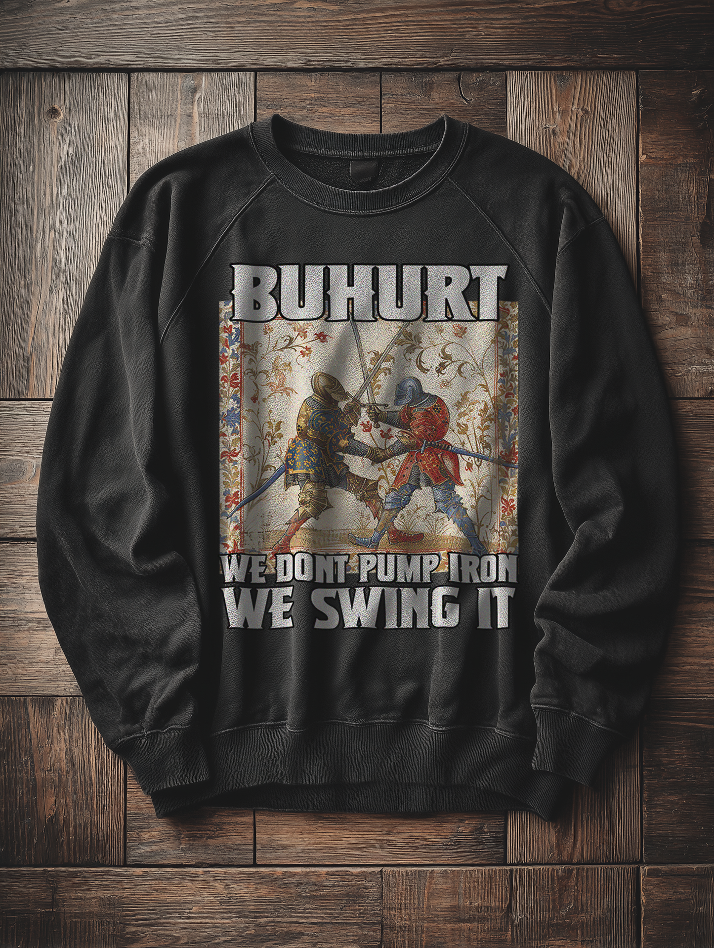 Buhurt Oversized Damen Pullover | Buhurt „We swing it“ | Oversized Sweatshirt