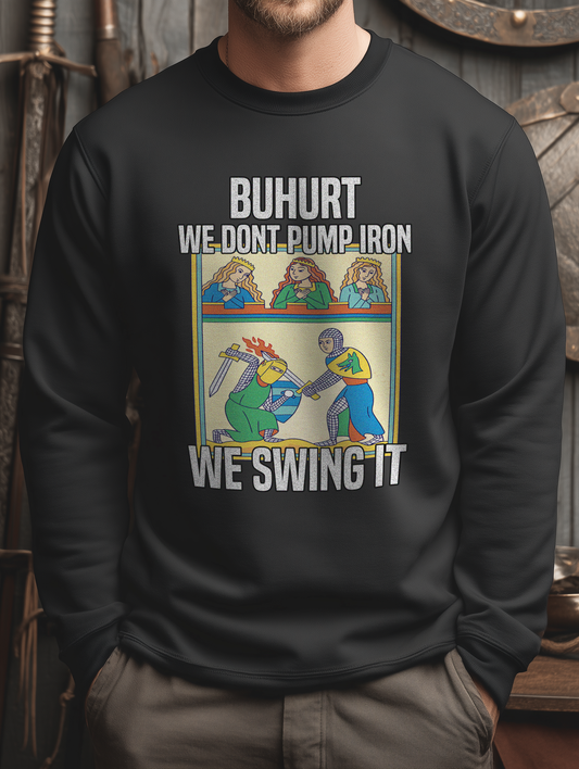 Buhurt Herren Sweatshirt | We Swing It | Bouhourt Männer Pullover