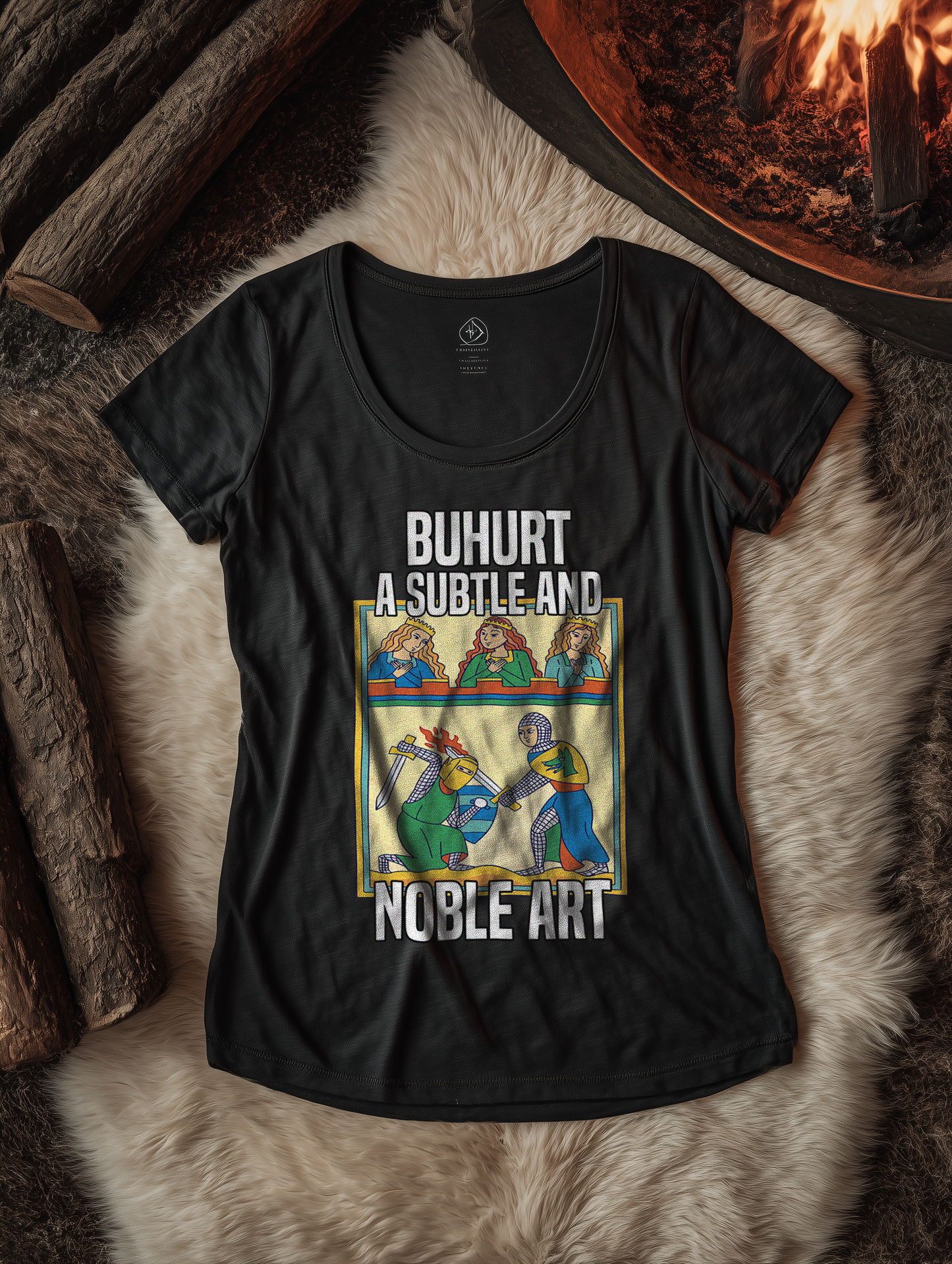Buhurt Eine Subtile Und Noble Kunst - Buhurt Damen T-Shirt Noble Art