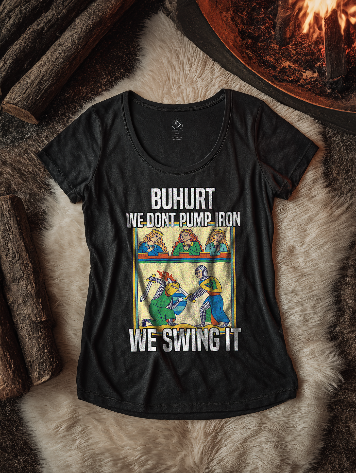 Buhurt We Swing It Damen Shirt - Frauen Bio Lightweight Bio T-Shirt