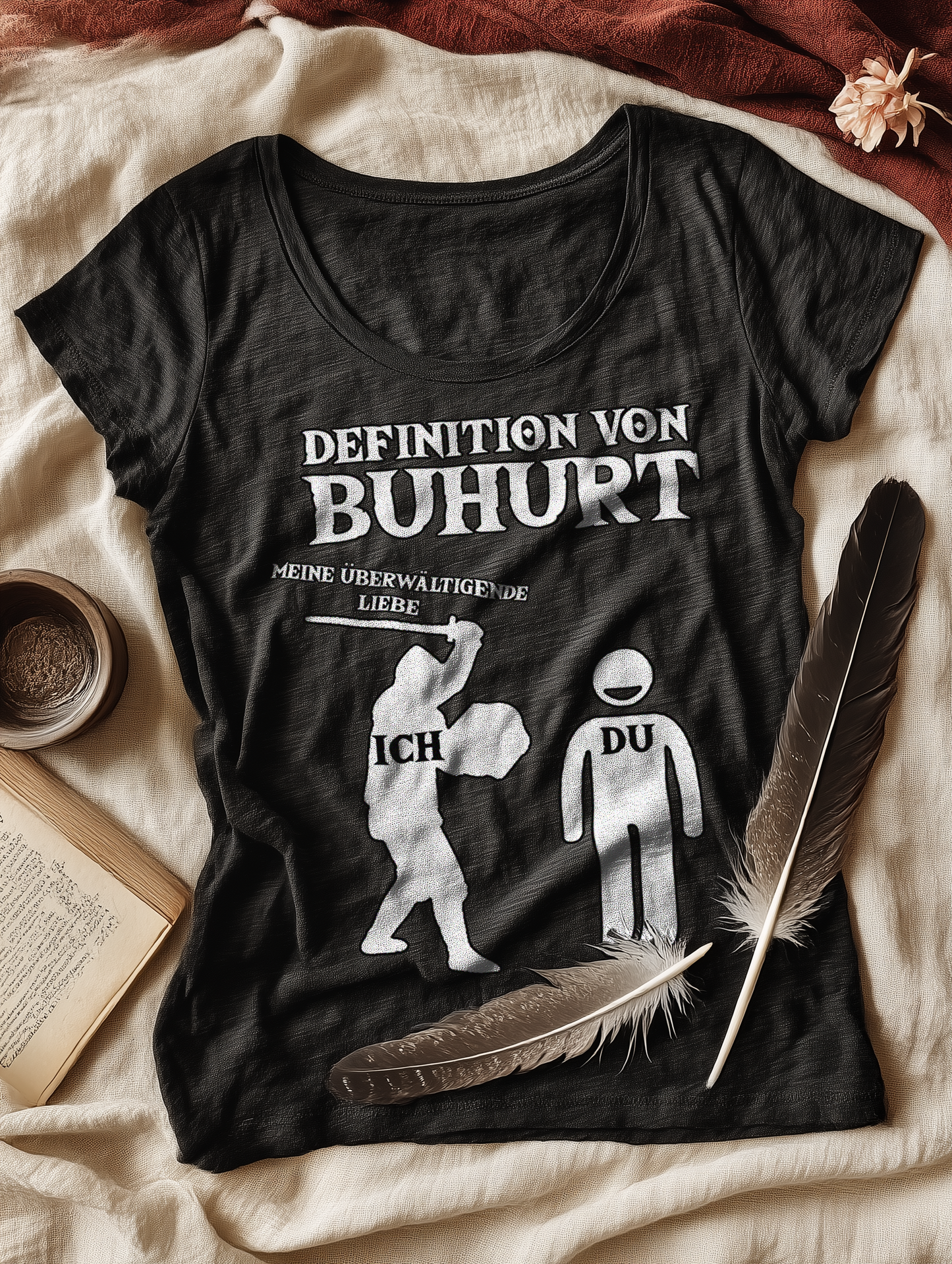 Buhurt Damen Shirt Bouhourt Definition Lightweight T-Shirt