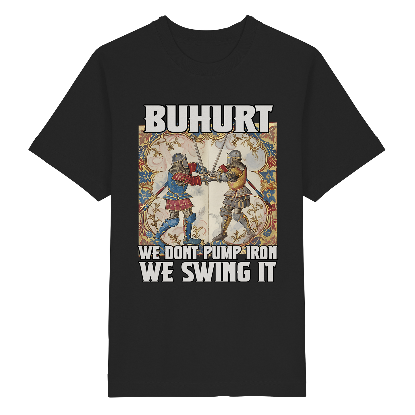 Buhurt We Swing It Shirt 240g Oversize Herren Shirt Bio Baumwolle
