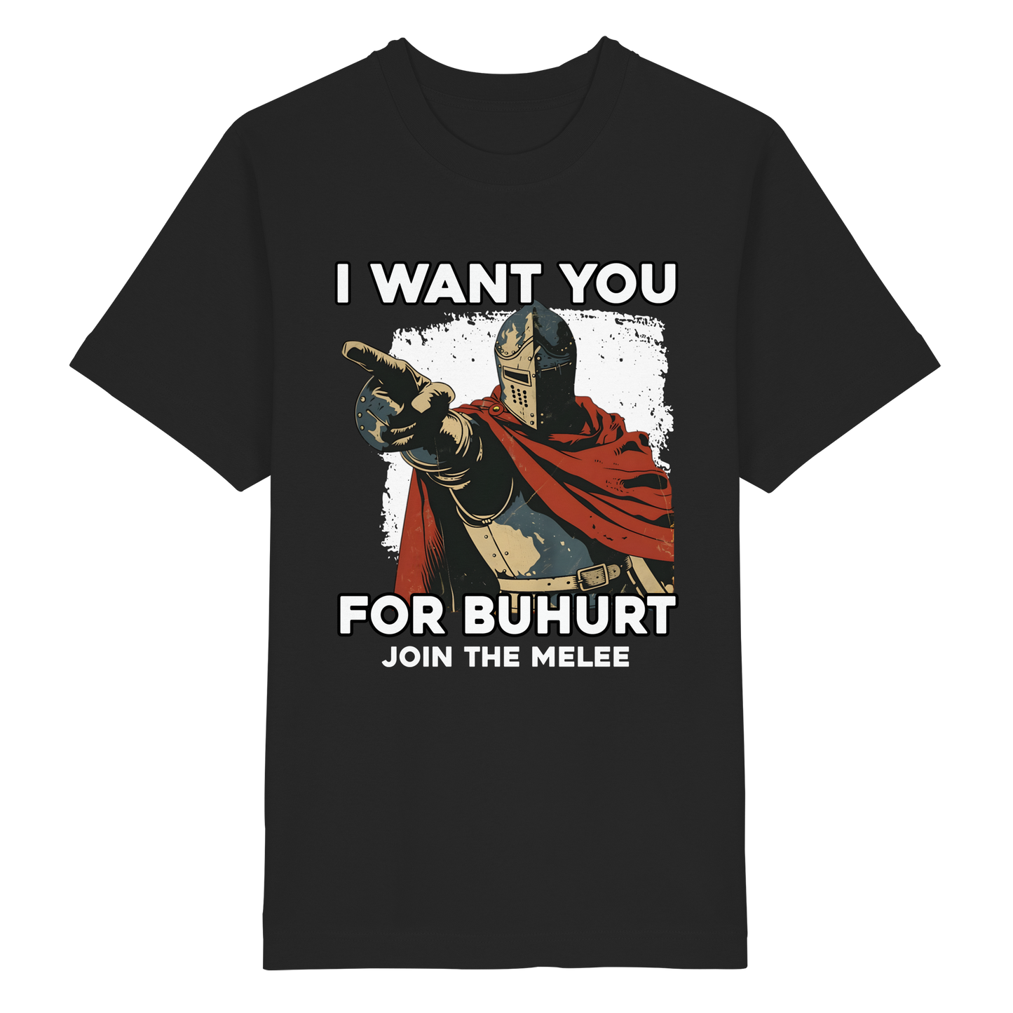 I Want You for Buhurt Shirt 240g Oversize Bio Baumwolle Oversized T-Shirt