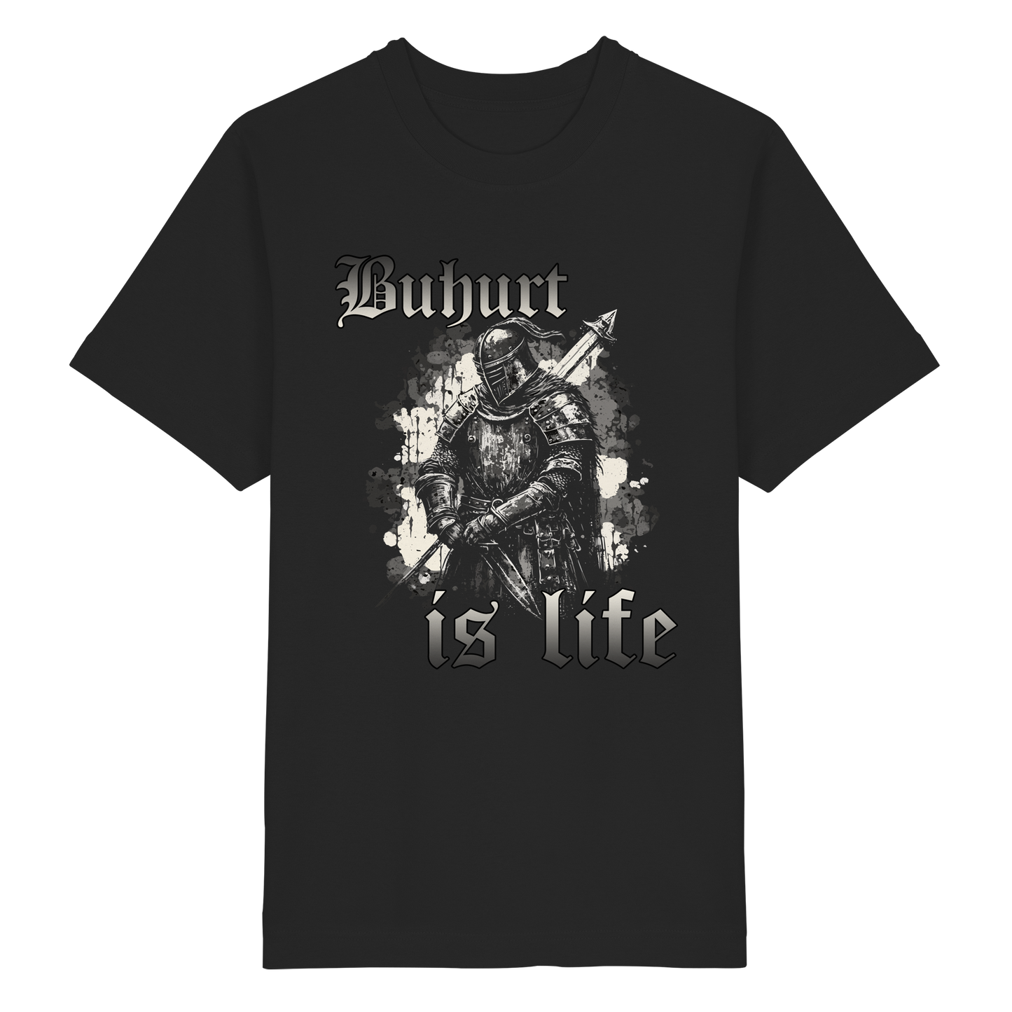 Heavy Oversized Organic T-Shirt- Buhurt Is Life