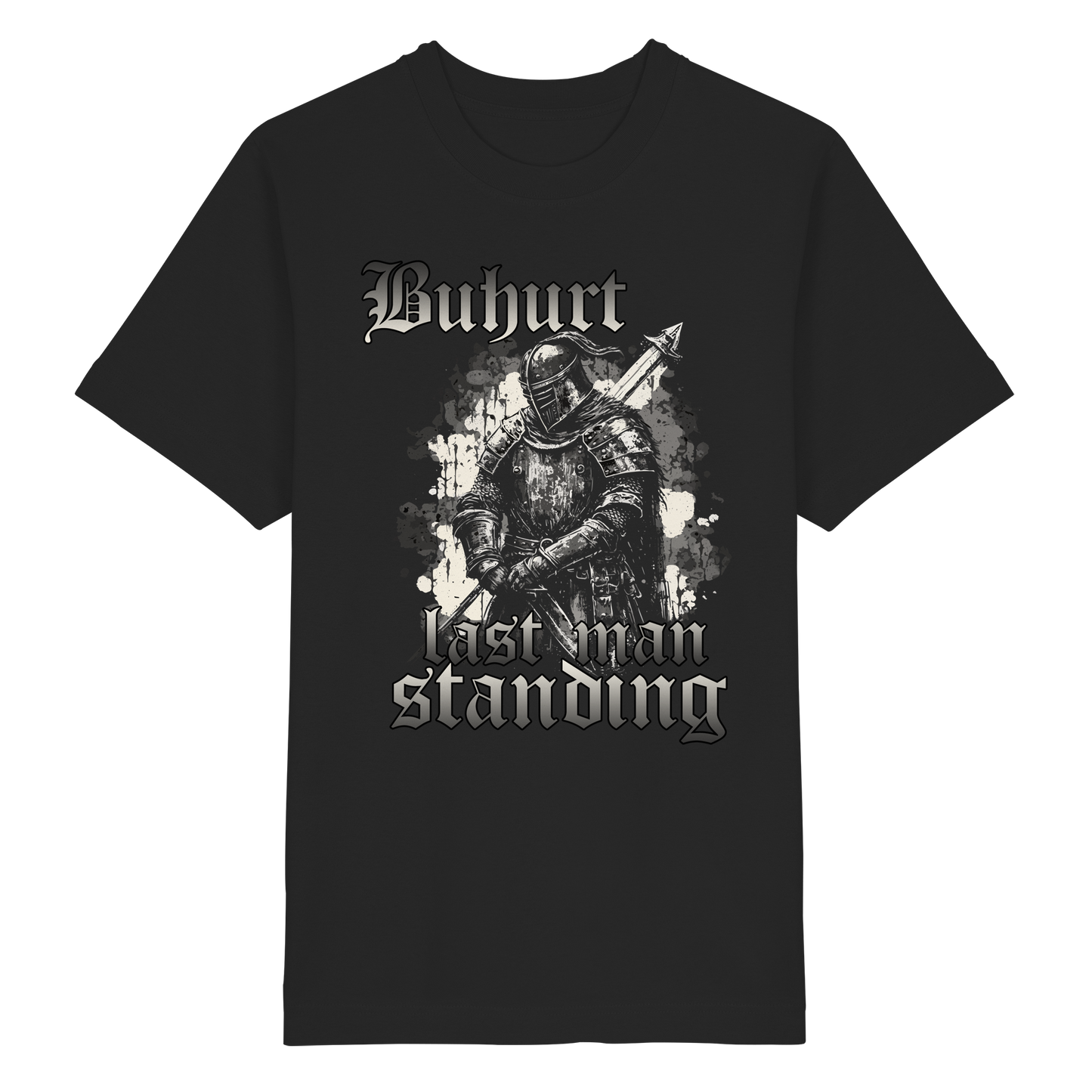 Buhurt Last Man Standing Shirt 240g Oversize Bio Baumwolle Oversized T-Shirt