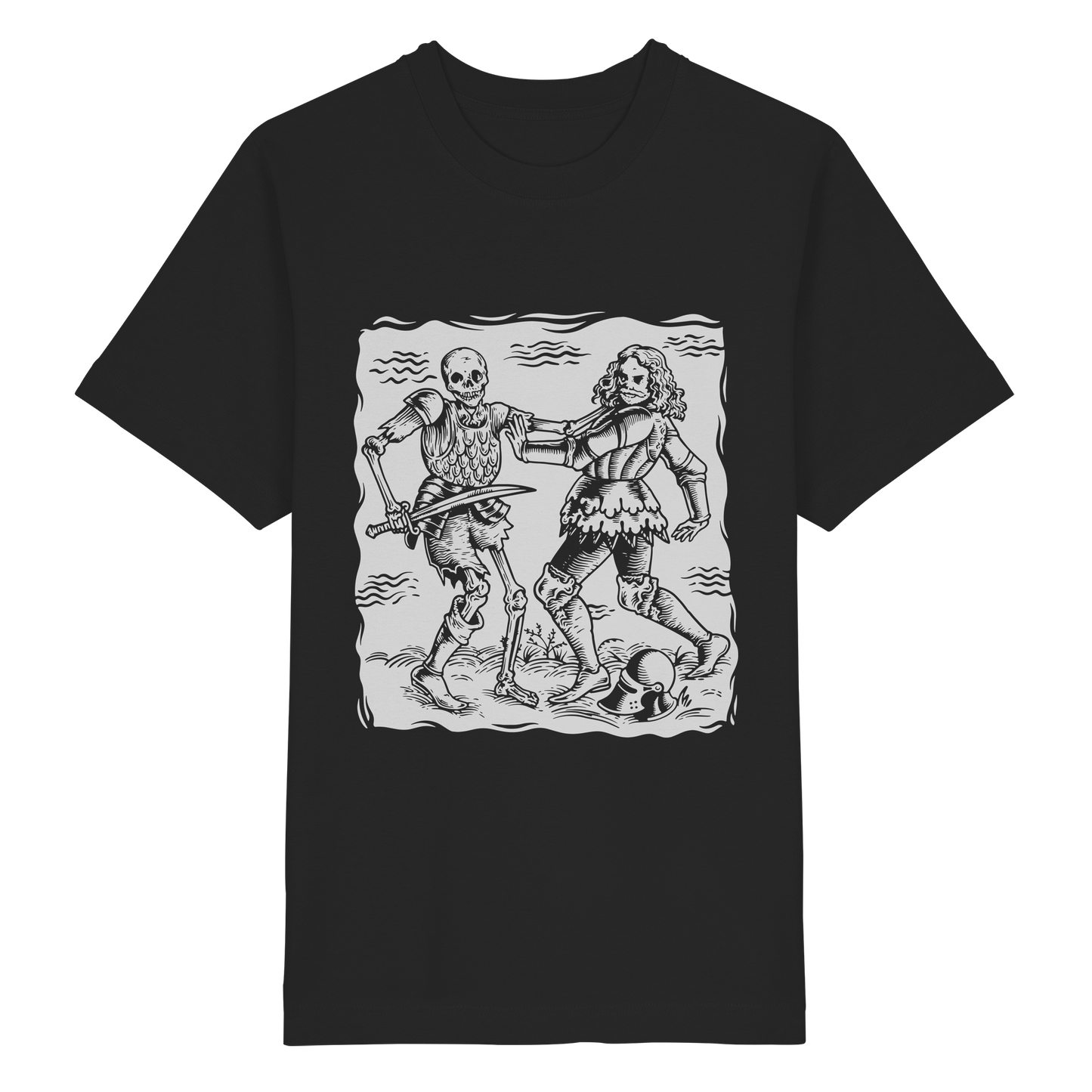 Totentanz Buhurt Shirt Herren 240g Oversize | HEMA Mittelalter T-Shirt