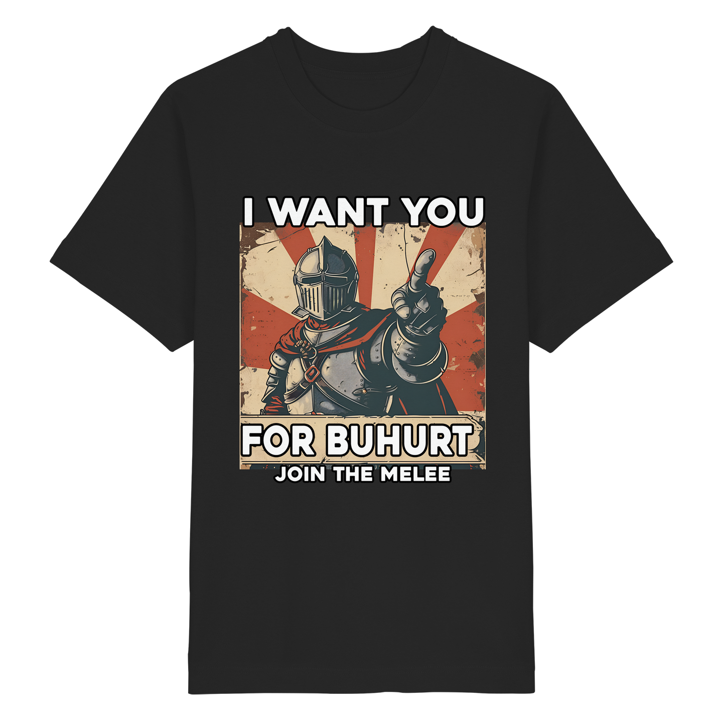 I Want You for Buhurt Shirt Oversize 240g Oversized Bio Baumwolle Shirt