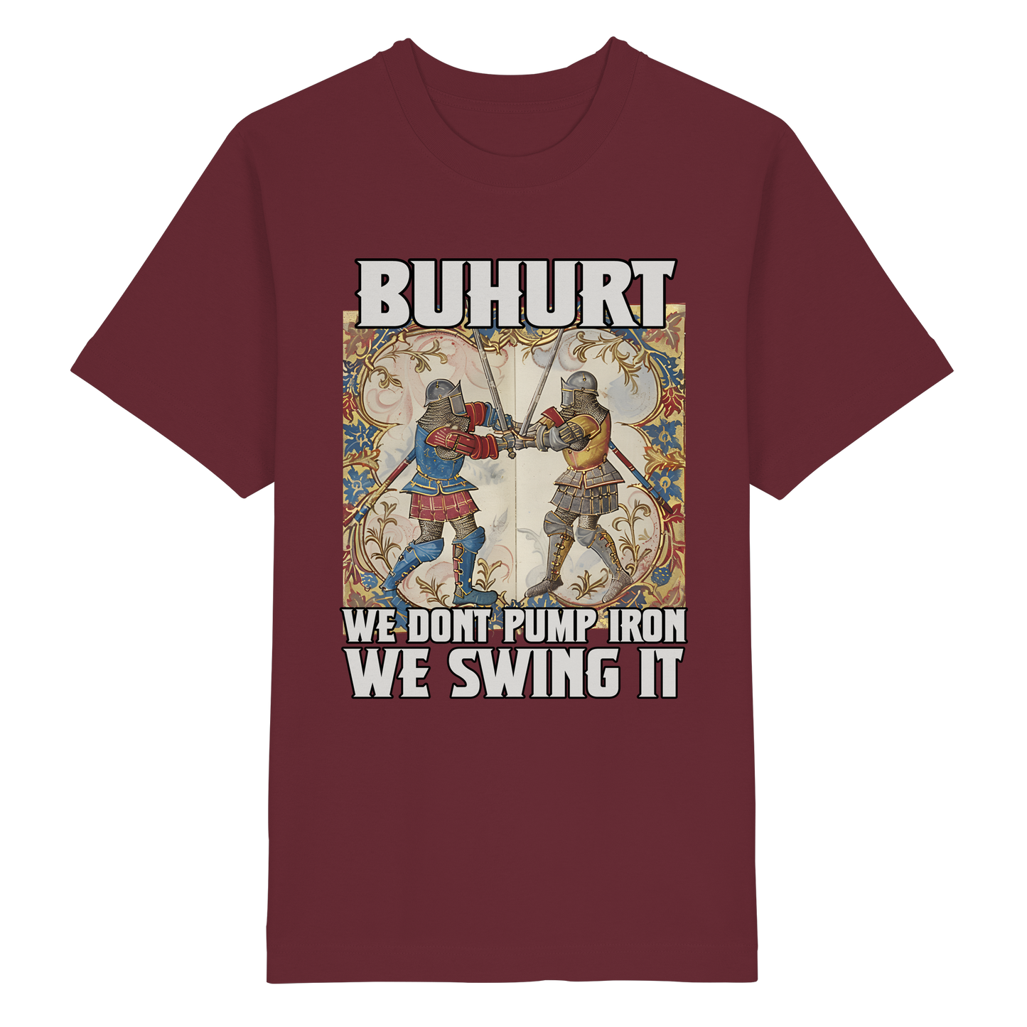 Buhurt We Swing It Shirt 240g Oversize Herren Shirt Bio Baumwolle