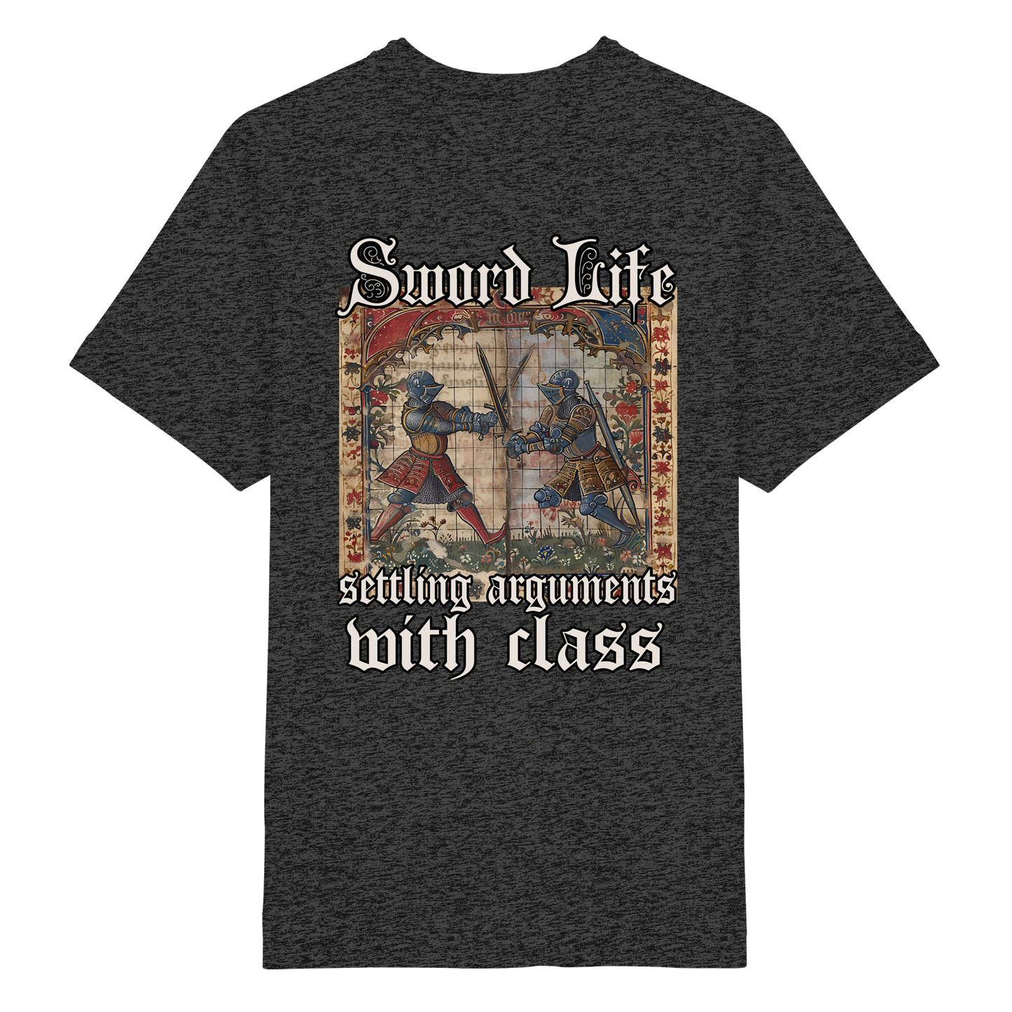 Sword Life Shirt Oversize 240g Mittelalter Buhurt Bio Baumwolle T-Shirt