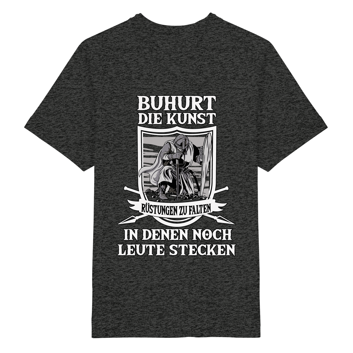 Buhurt Rüstungen falten Shirt 240g Oversize Herren Bio T-Shirt