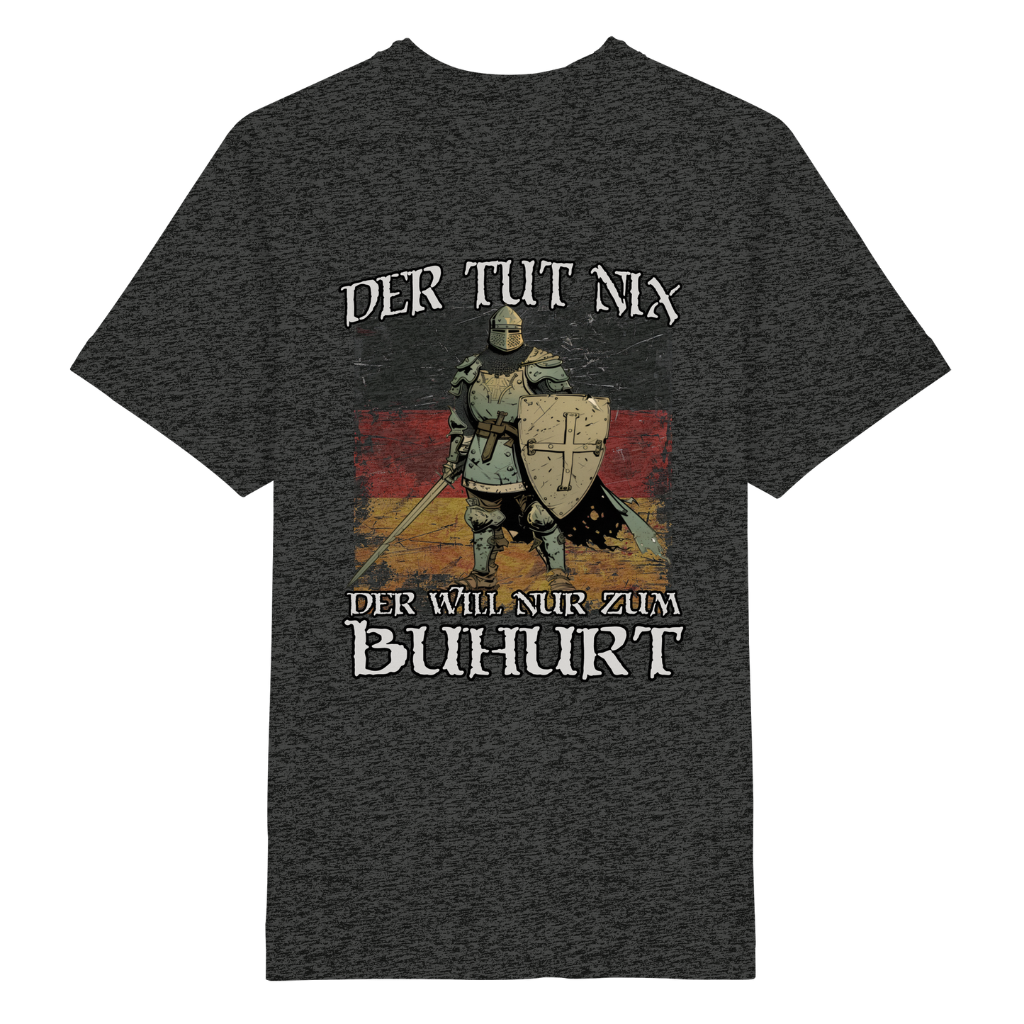 Der tut nix der will nur zum Buhurt Shirt 240g Bio Baumwolle Oversized T-Shirt