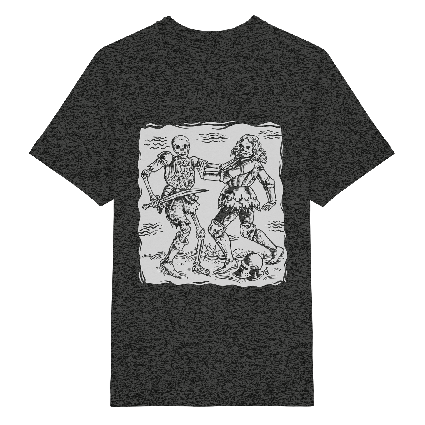 Totentanz Buhurt Shirt Herren 240g Oversize | HEMA Mittelalter T-Shirt
