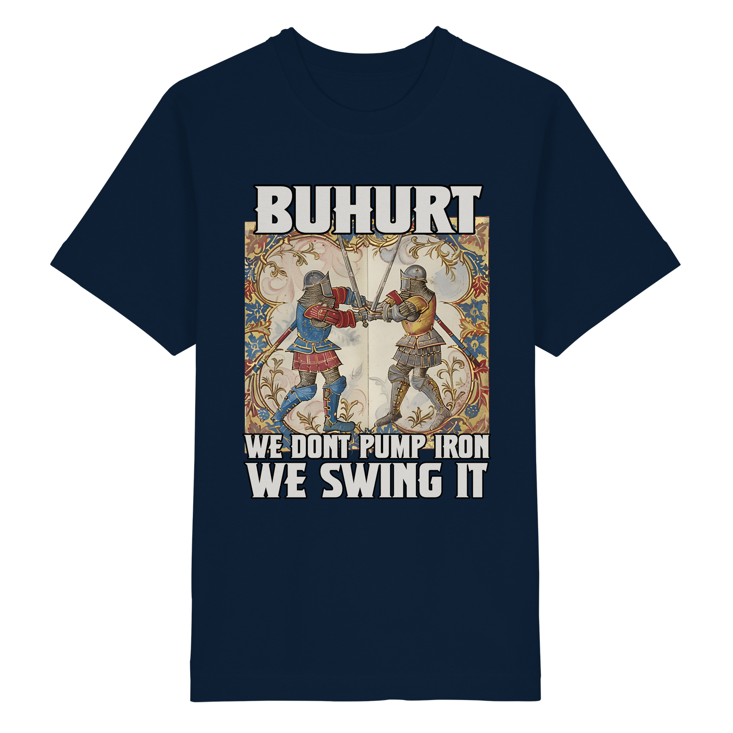 Buhurt We Swing It Shirt 240g Oversize Herren Shirt Bio Baumwolle