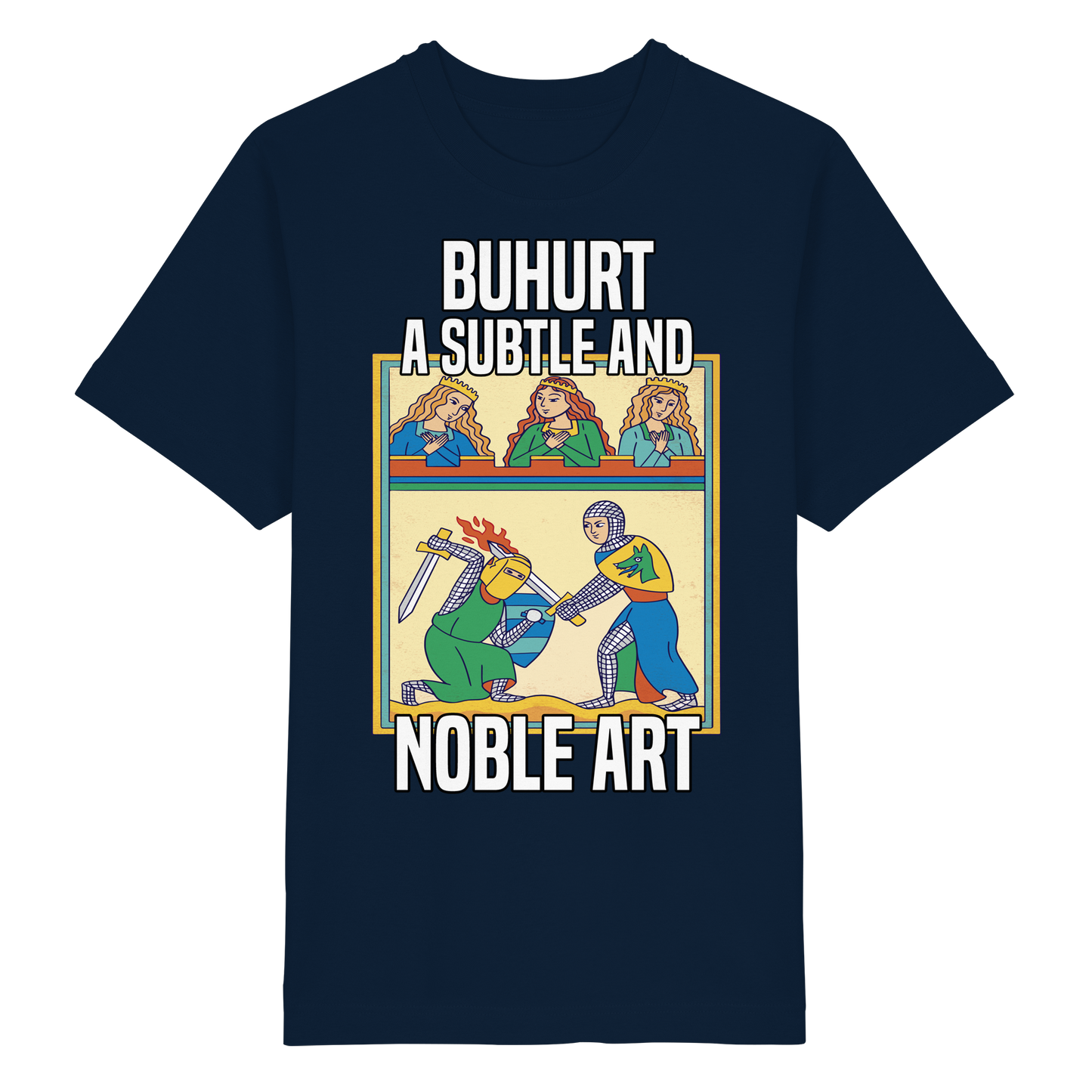Buhurt Eine Subtile Und Noble Kunst - Herren - Heavy Oversized Bio Shirt