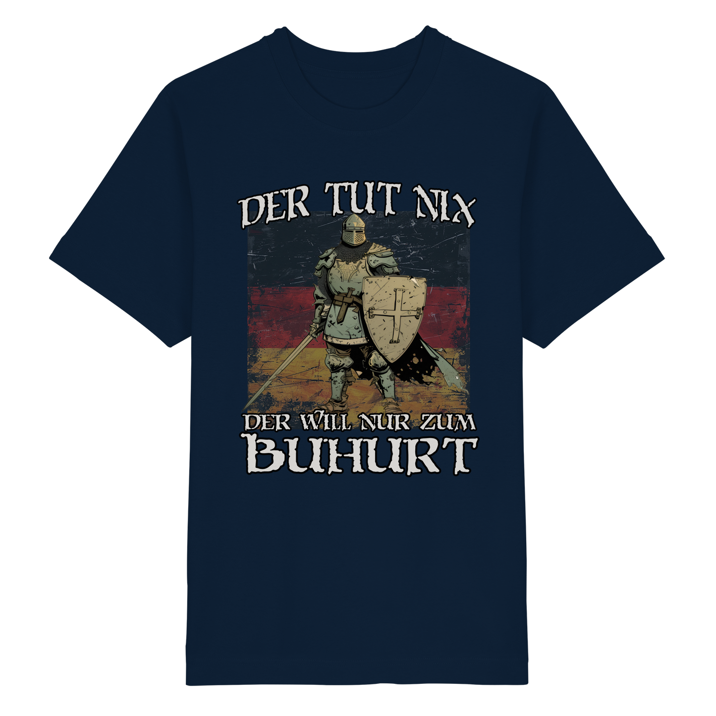 Der tut nix der will nur zum Buhurt Shirt 240g Bio Baumwolle Oversized T-Shirt