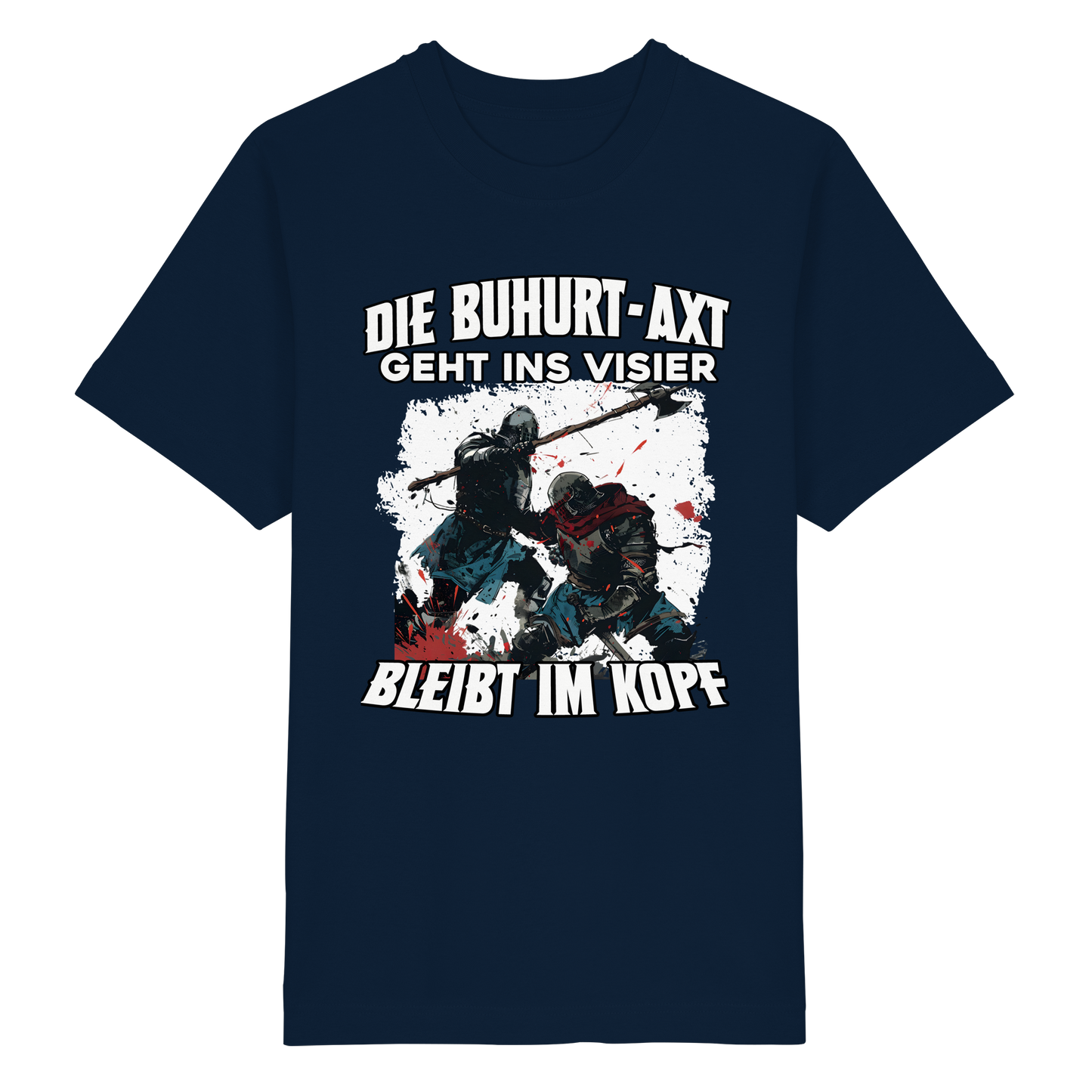 Buhurt Axt Shirt 240g Oversize Herren T-Shirt Bio Baumwolle